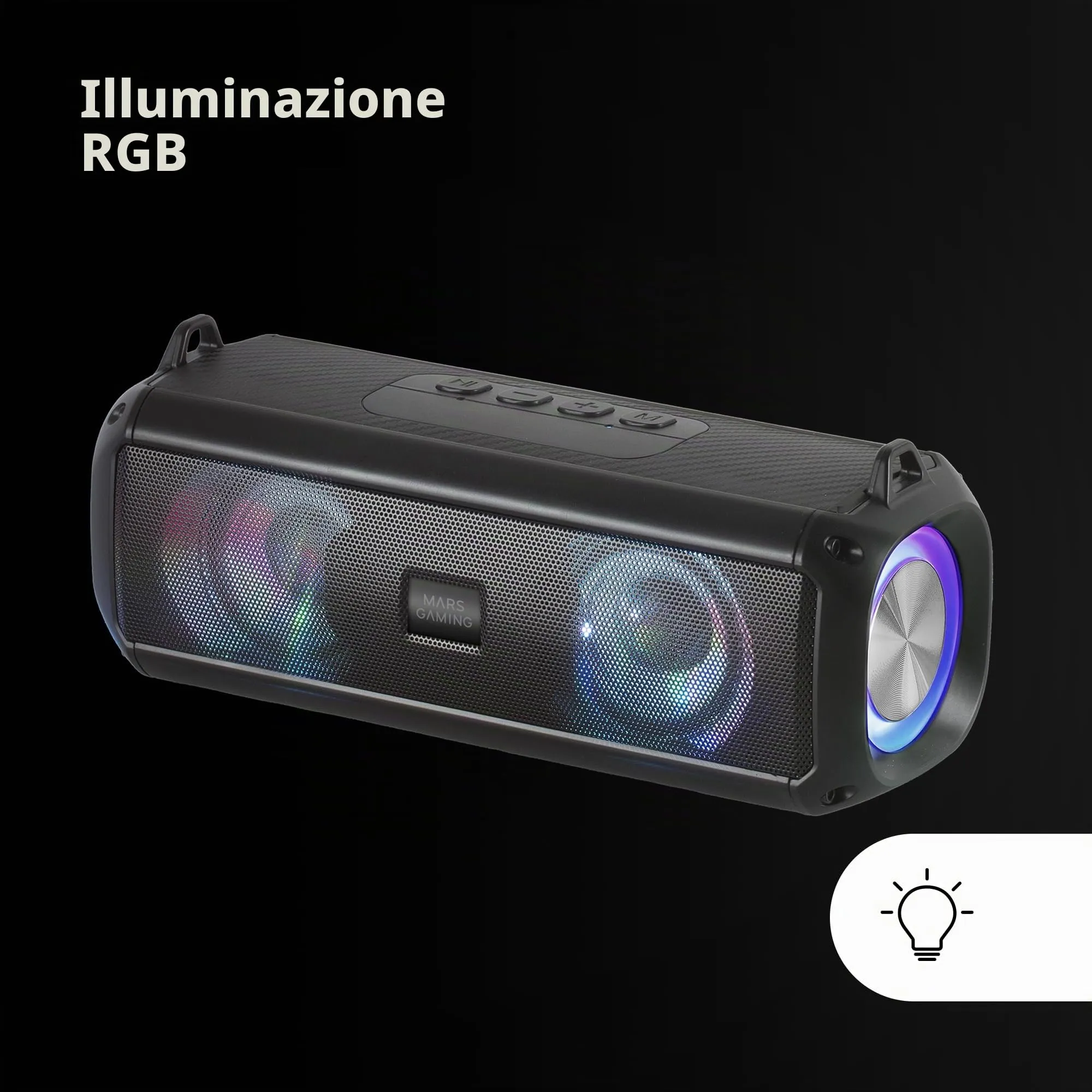 Mars Gaming MS1 Gaming Speakers, 10W, Subwoofer, 3.5mm Jack and USB, 6 Audio Drivers - immagine 5