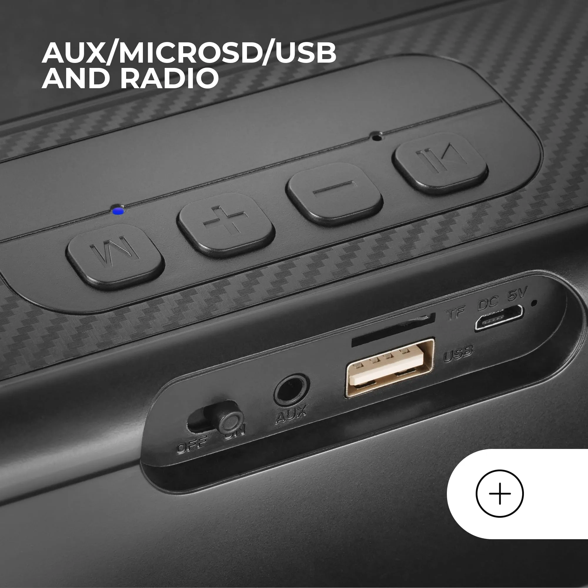 Mars Gaming MS1 Gaming Speakers, 10W, Subwoofer, 3.5mm Jack and USB, 6 Audio Drivers - immagine 6