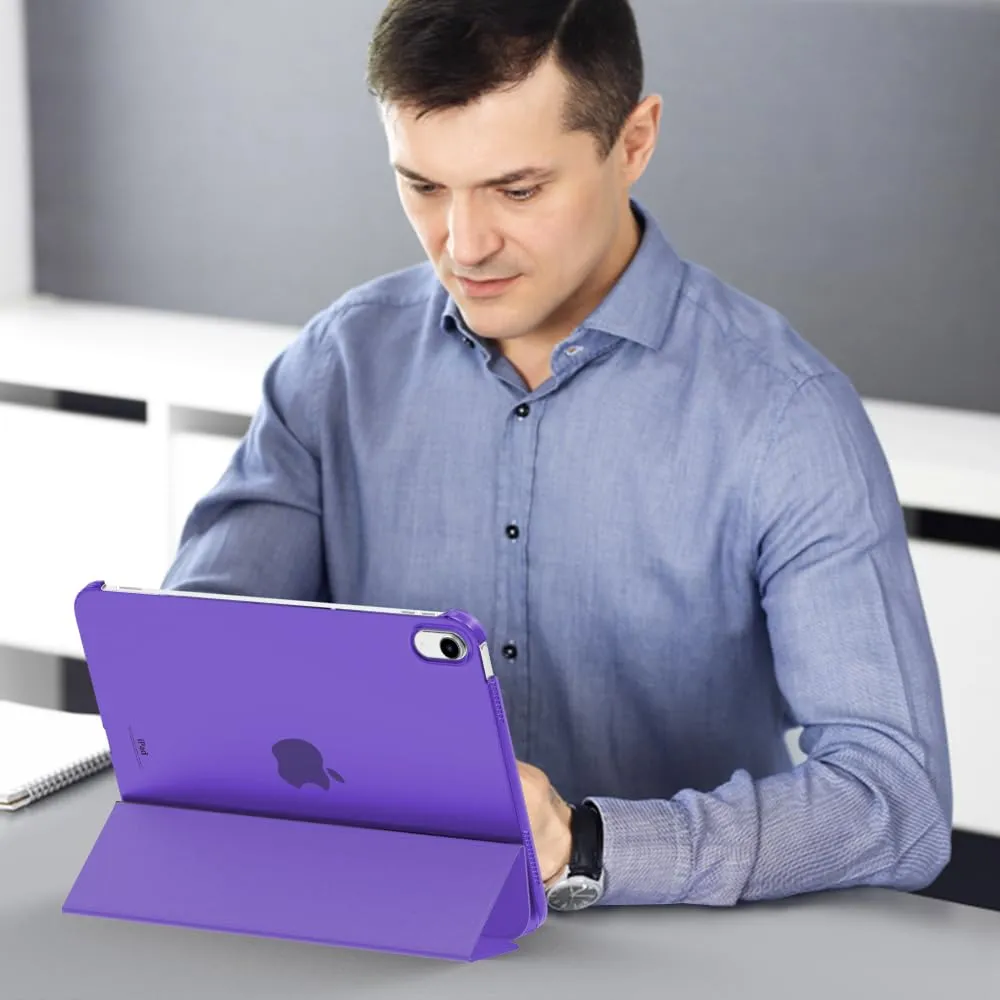 MoKo Custodia per iPad 11a Gen 2025 / iPad 10a Gen 2022, Viola Scuro - immagine 8