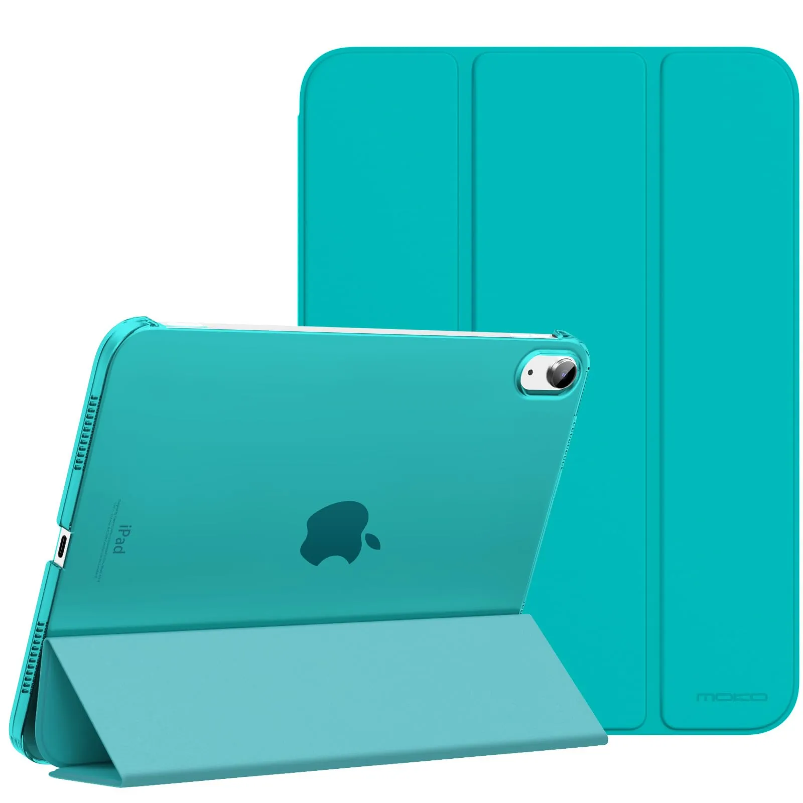 MoKo Custodia per iPad 11a Gen 2025 / iPad 10a Gen 2022, Pagoda Blu - immagine 1