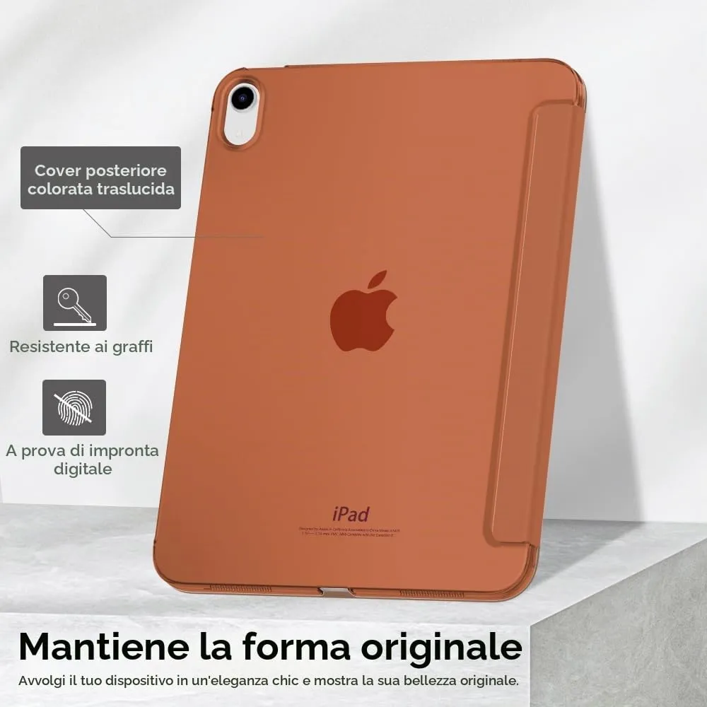 MoKo Custodia per iPad 11a Gen 2025 / iPad 10a Gen 2022, Caffè Scuro - immagine 6