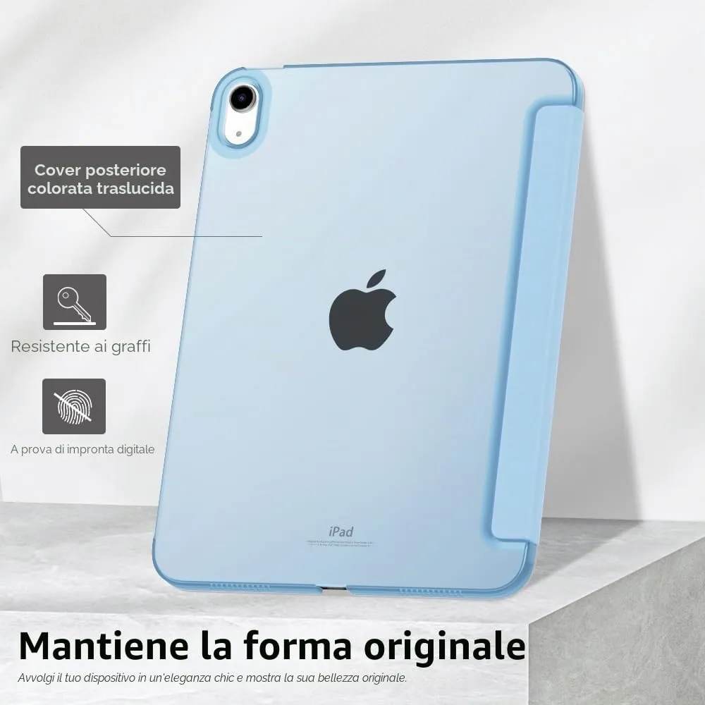 MoKo Cover for iPad 11th Gen 2025 / iPad 10th Gen 2022, Cielo Blu - immagine 6