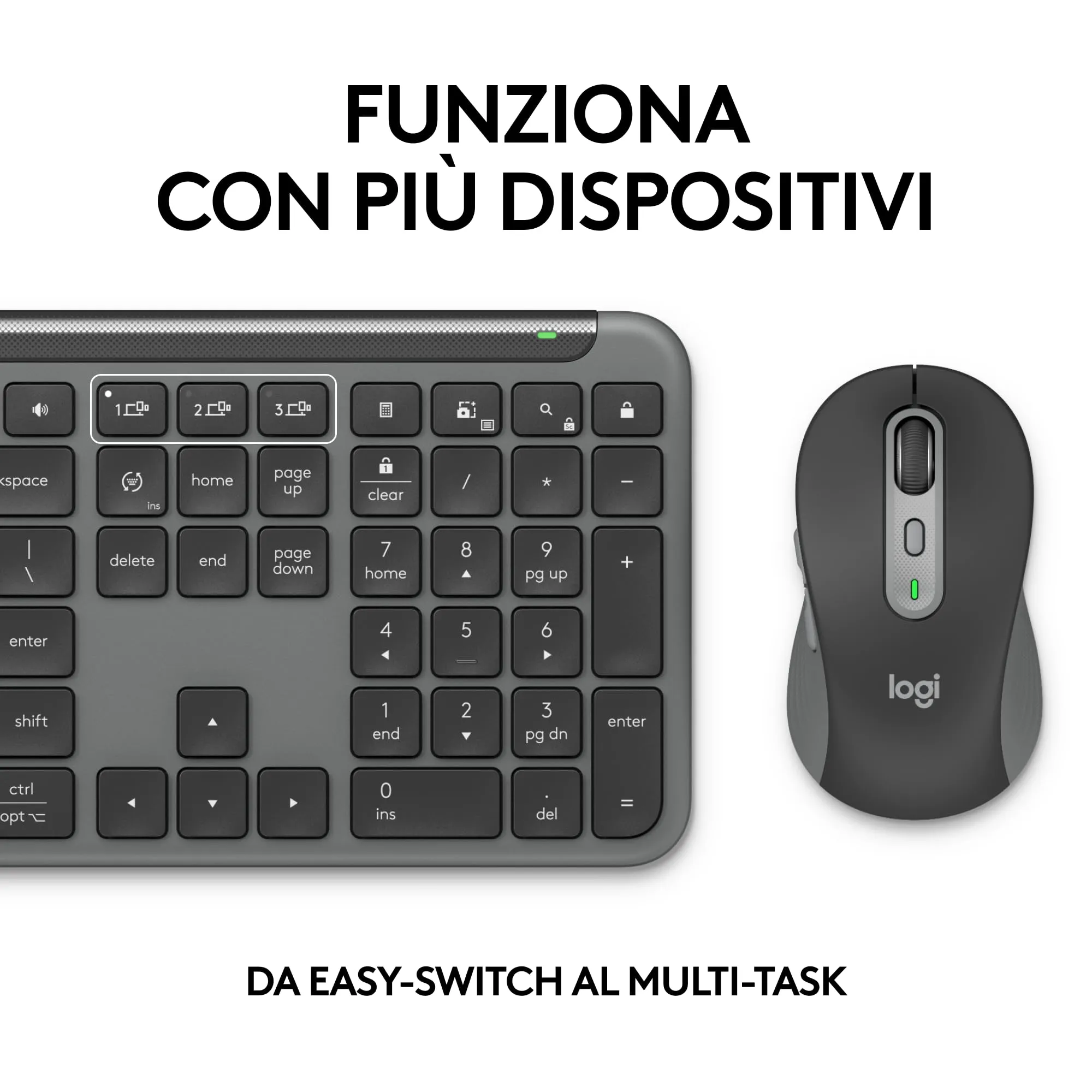 Logitech Signature Slim MK950 for Business - ITA QWERTY - immagine 7