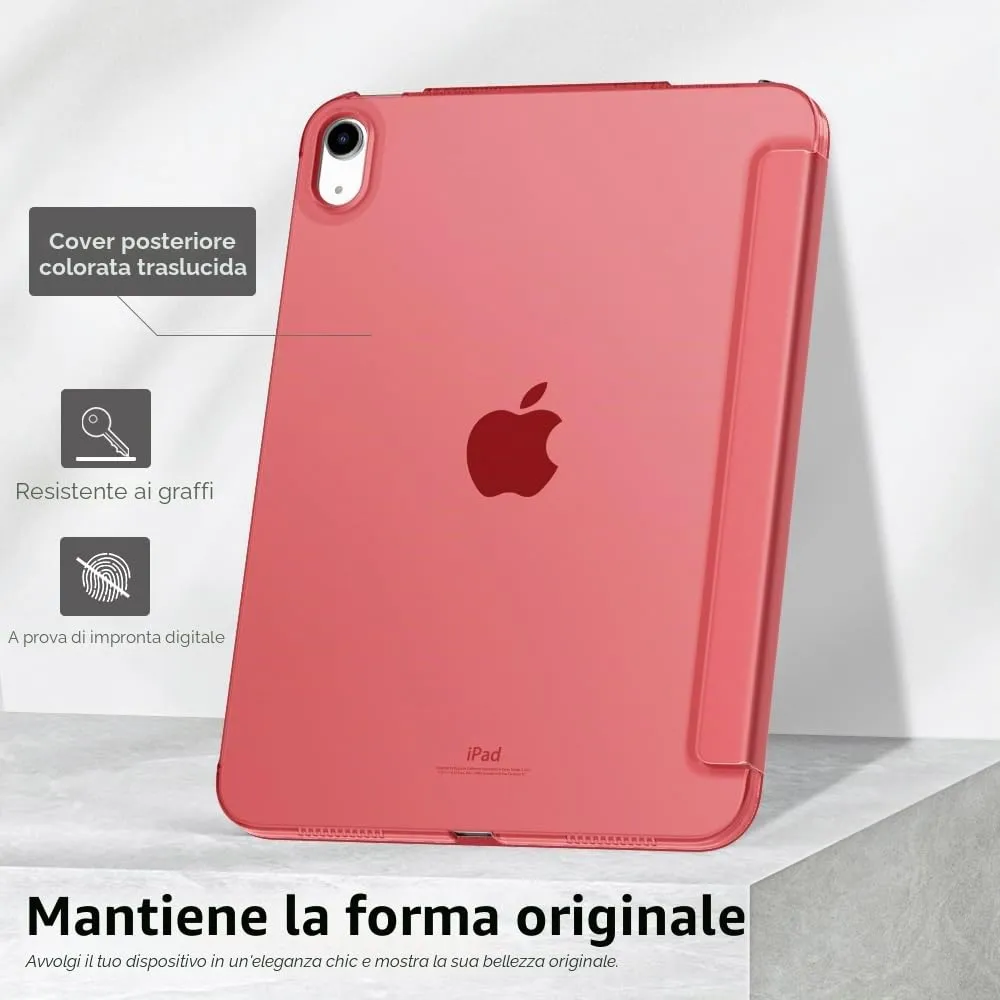 MoKo Custodia per iPad 11a Gen 2025 / iPad 10a Gen 2022, Colore Guava - immagine 6