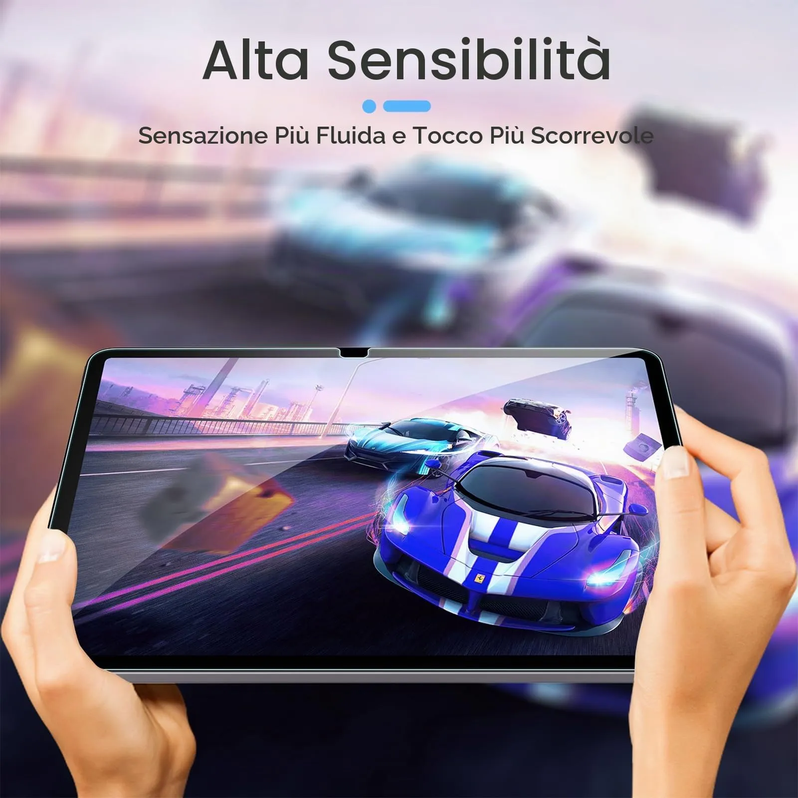 Gerutek Pellicola Protettiva in Vetro Temperato per iPad Air 13'' M4/M3/M2 e iPad Pro 13'' M4, 2 Pezzi - immagine 9