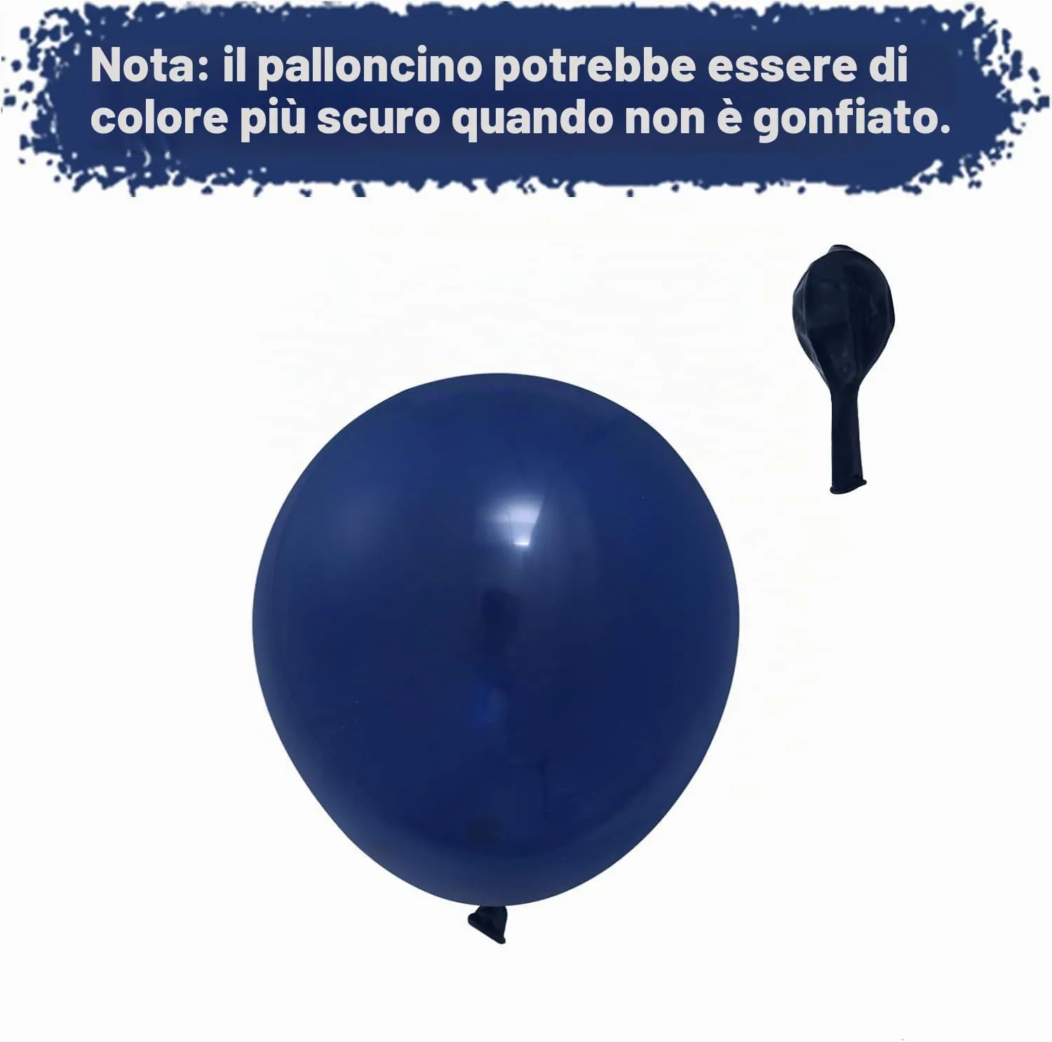 Netnology Kit Arco Ghirlanda di Palloncini Blu Navy e Oro, 105 Pezzi - immagine 3