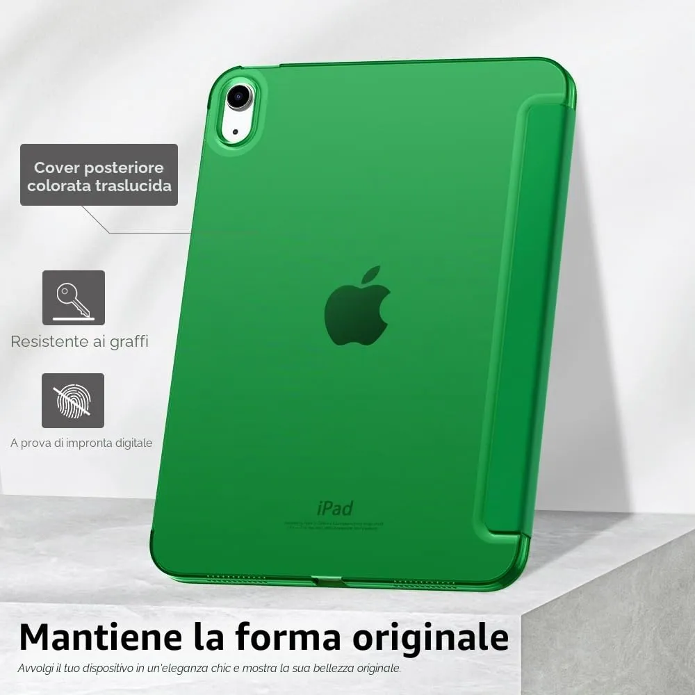 MoKo Custodia per iPad 11a Gen 2025 / iPad 10a Gen 2022, Verde Foresta - immagine 6