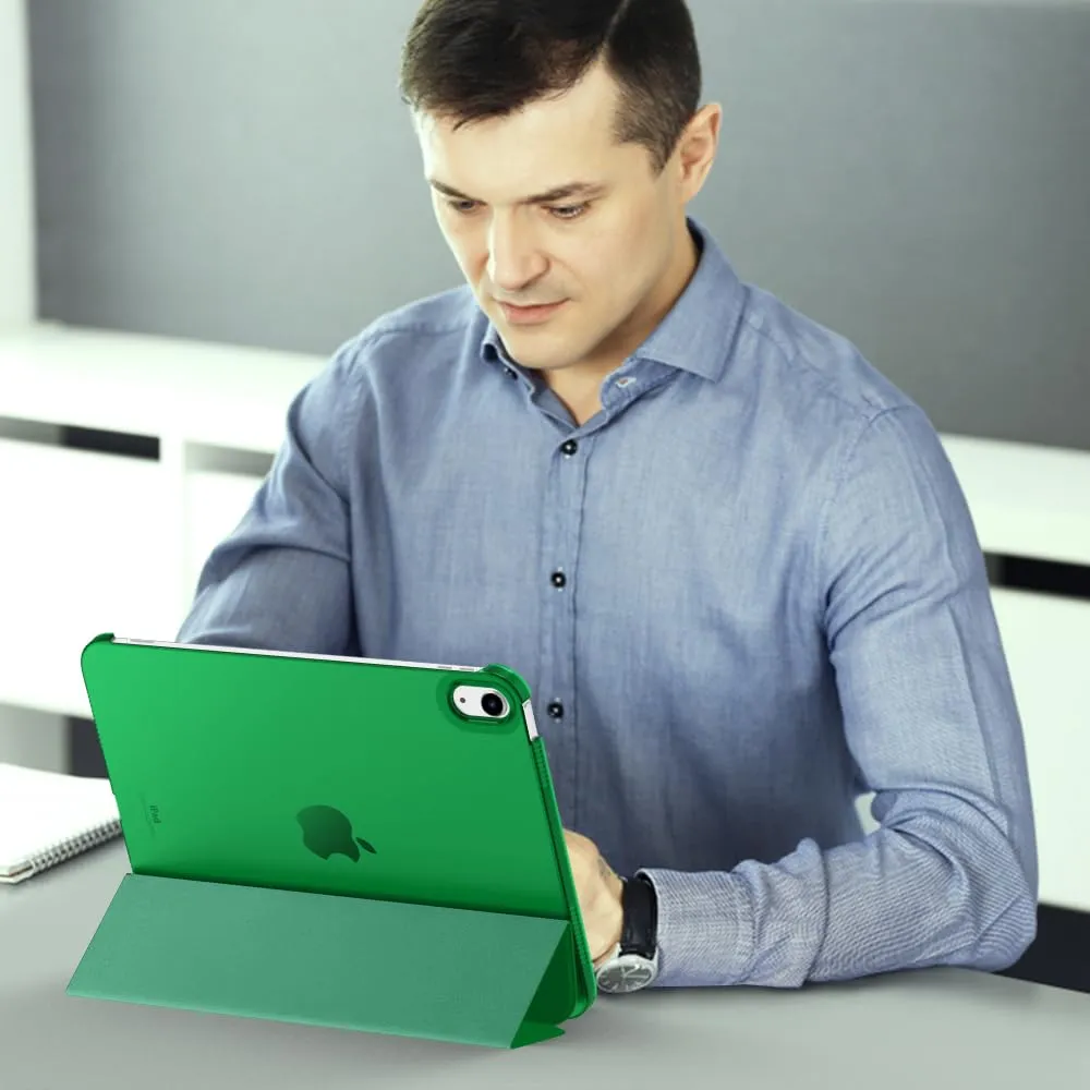 MoKo Custodia per iPad 11a Gen 2025 / iPad 10a Gen 2022, Verde Foresta - immagine 8