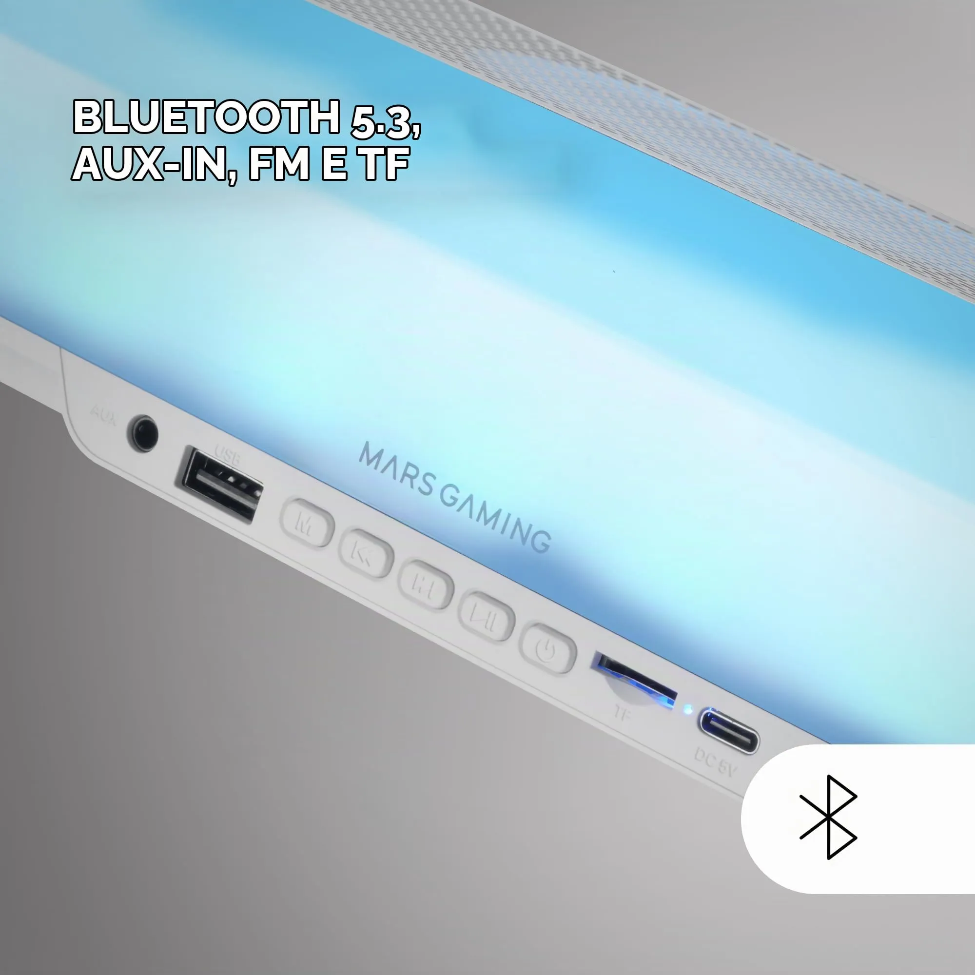 Mars Gaming MSB-ORB Soundbar - White - immagine 4
