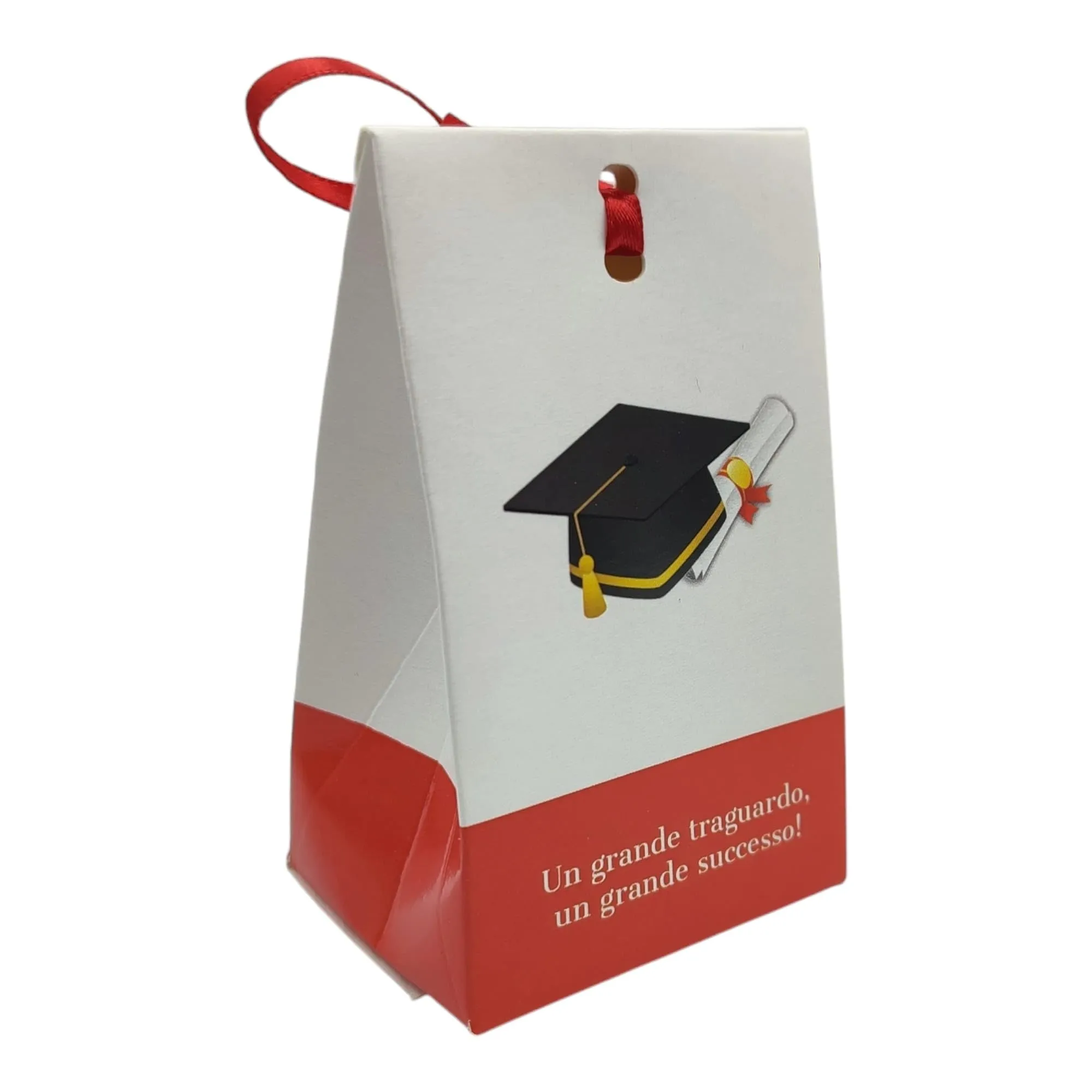 PV Grafik Scatole Bomboniera Portaconfetti Laurea con Nastrini, 50 Pezzi (Nica L8G) - immagine 4