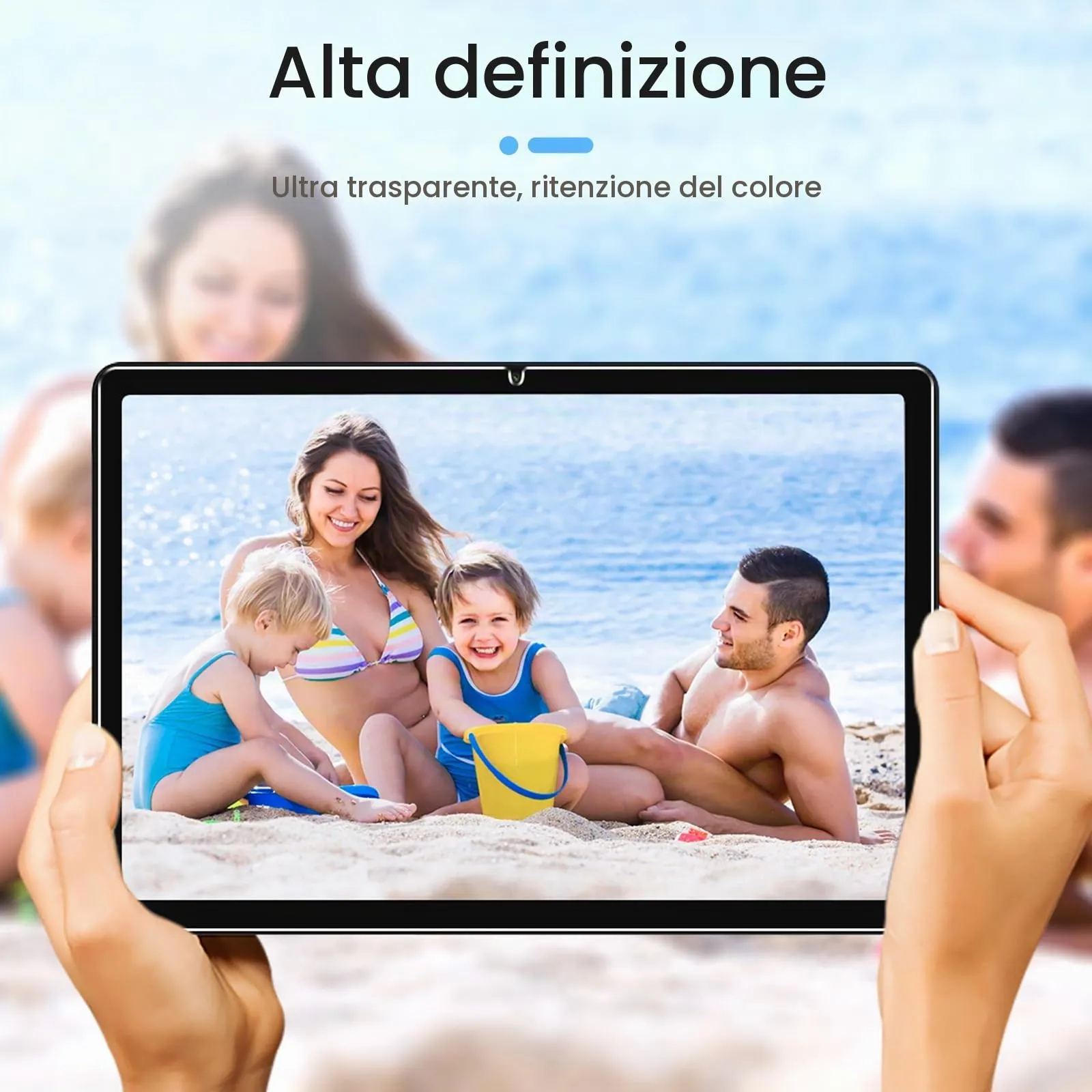 Gerutek Pellicola Protettiva in Vetro Temperato per Samsung Galaxy Tab A11+ / A9+ (2 Pezzi) - immagine 7