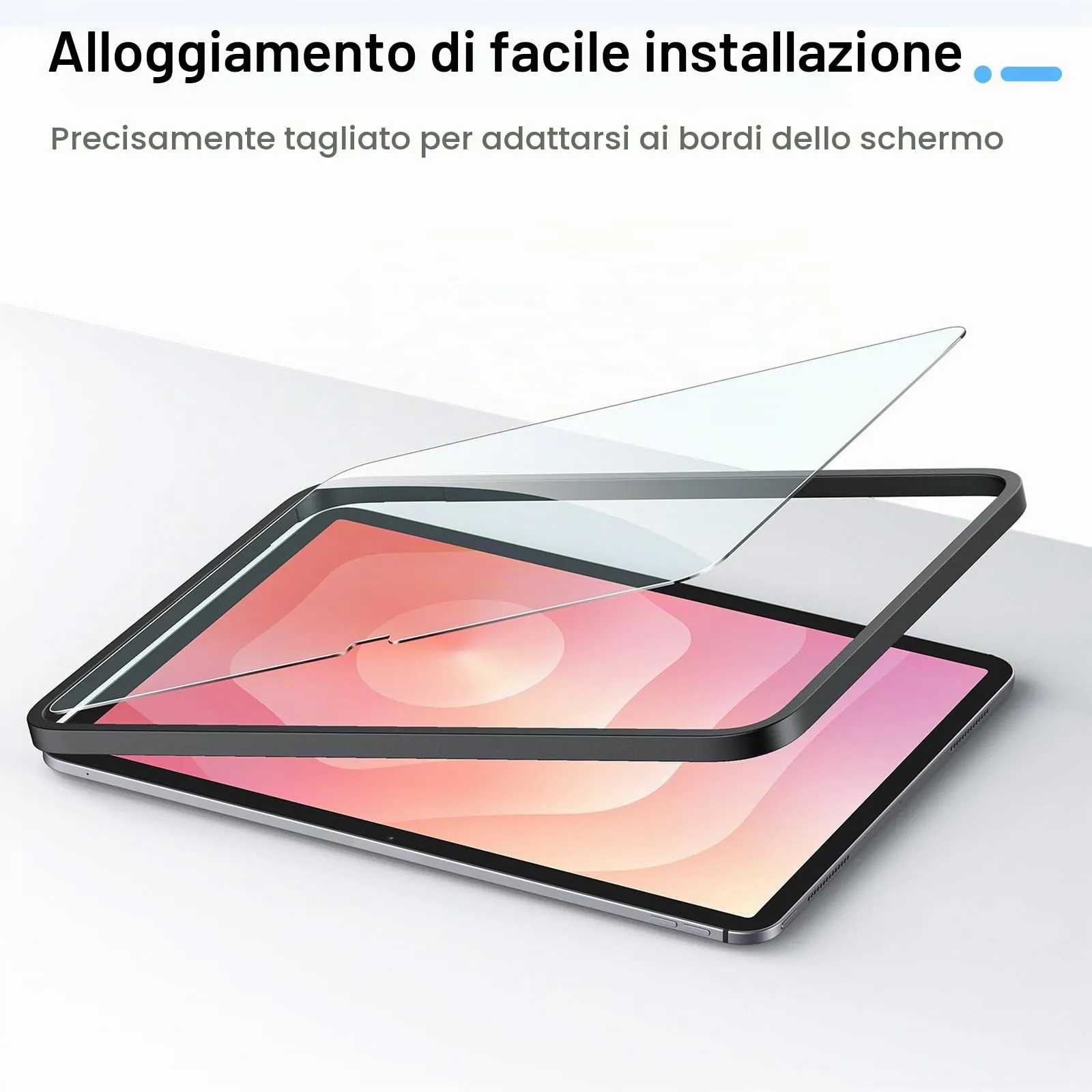 Gerutek Pellicola Protettiva in Vetro Temperato per Samsung Galaxy Tab S11, S10 Lite, S10 FE, S9 FE, S9, S8, S7 (2 Pezzi) - immagine 3