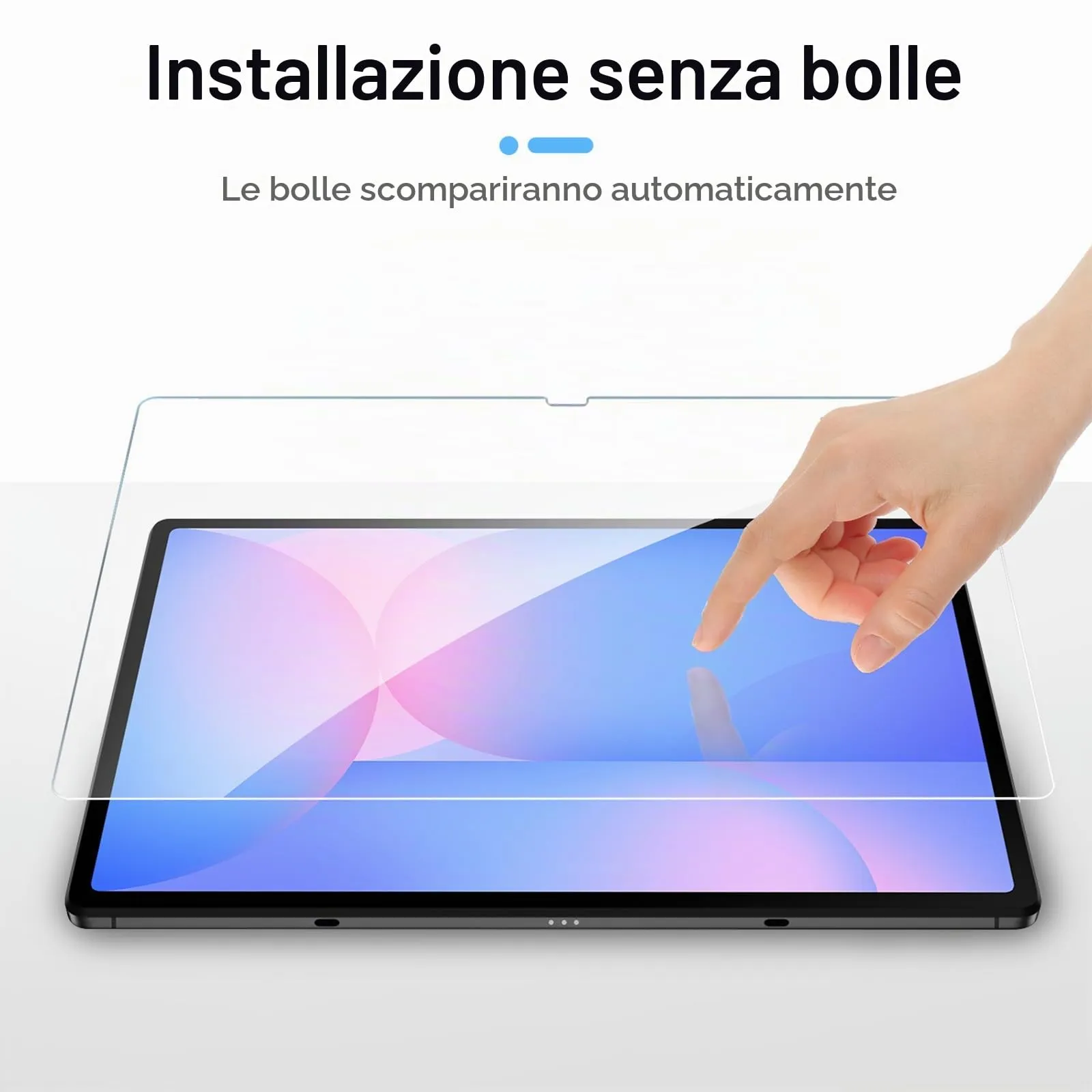 Gerutek Pellicola in Vetro Temperato per Samsung Galaxy Tab S10 FE Plus 13,1'' (2025) - immagine 5