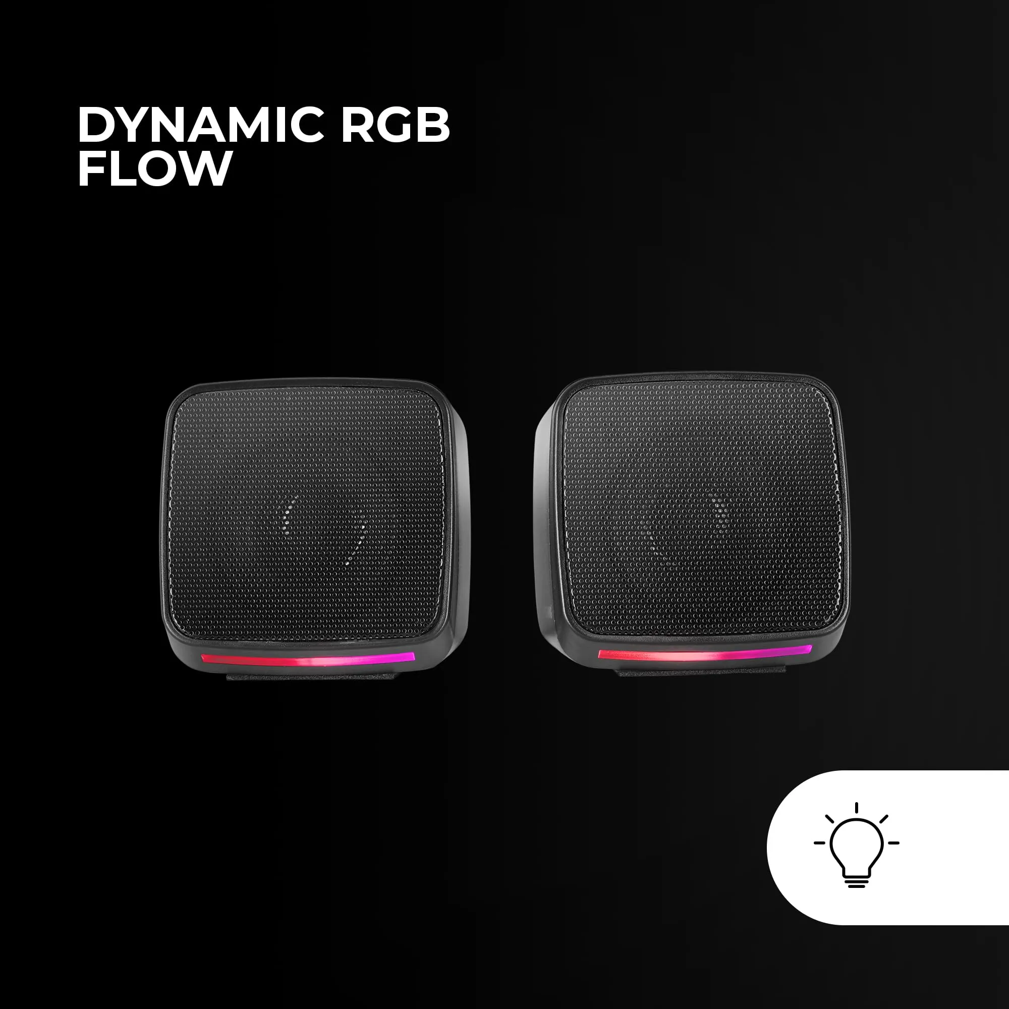 Mars Gaming MS-PRO Altoparlanti Compatti 10W RGB Flow Dinamica, Nero - immagine 4