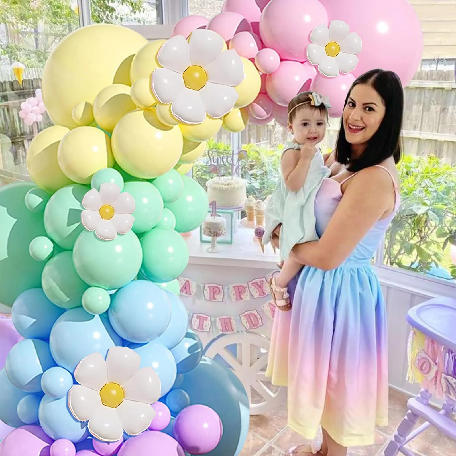 Netnology Kit Arco Palloncini Pastello Macaron, 116 Pezzi - immagine 3