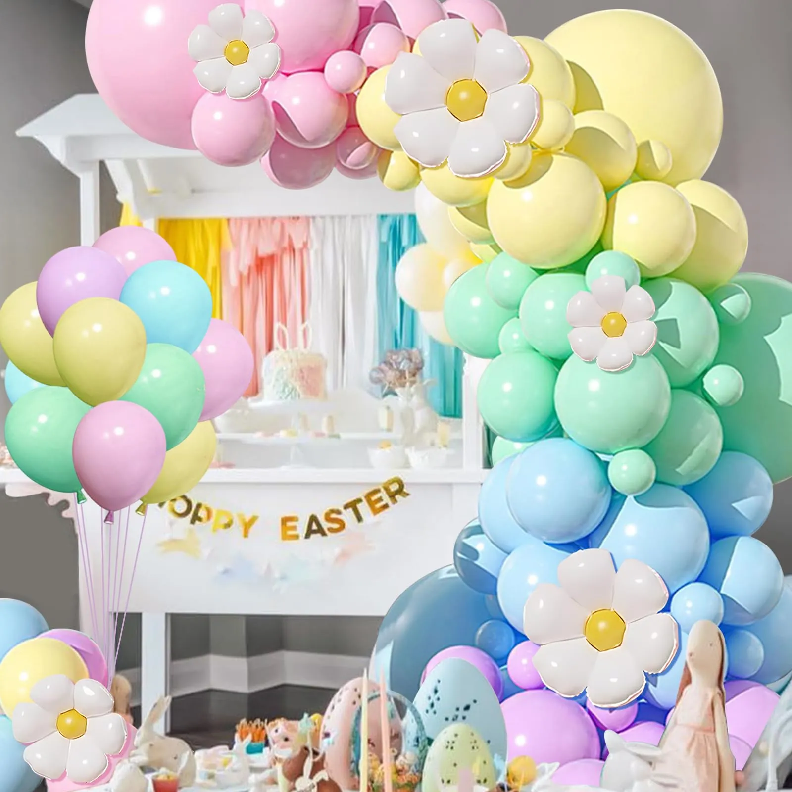 Netnology Kit Arco Palloncini Pastello Macaron, 116 Pezzi - immagine 7