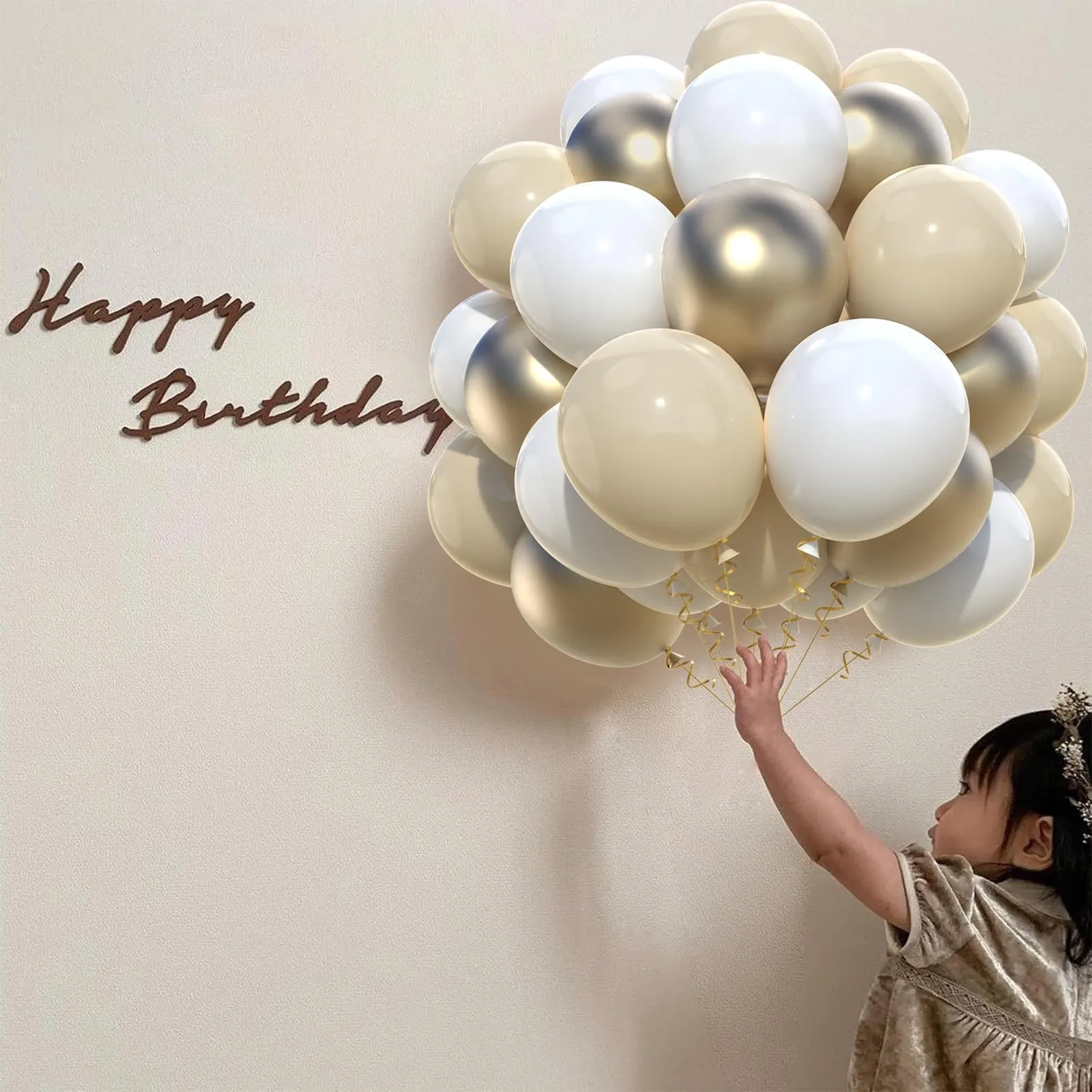 Netnology Palloncini Oro Bianco, Set di 52 Pezzi, 12 Pollici - immagine 6
