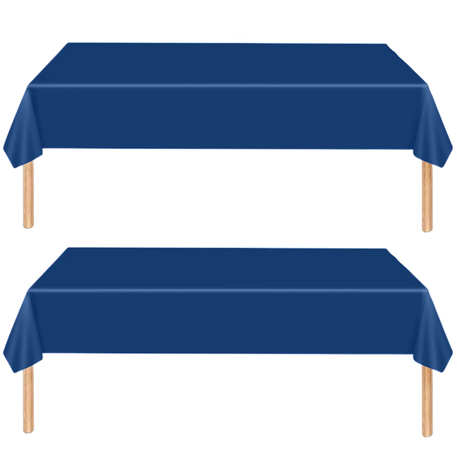 MOMAHUA Tovaglia Blu Navy per Feste, 2 Pezzi - immagine 1