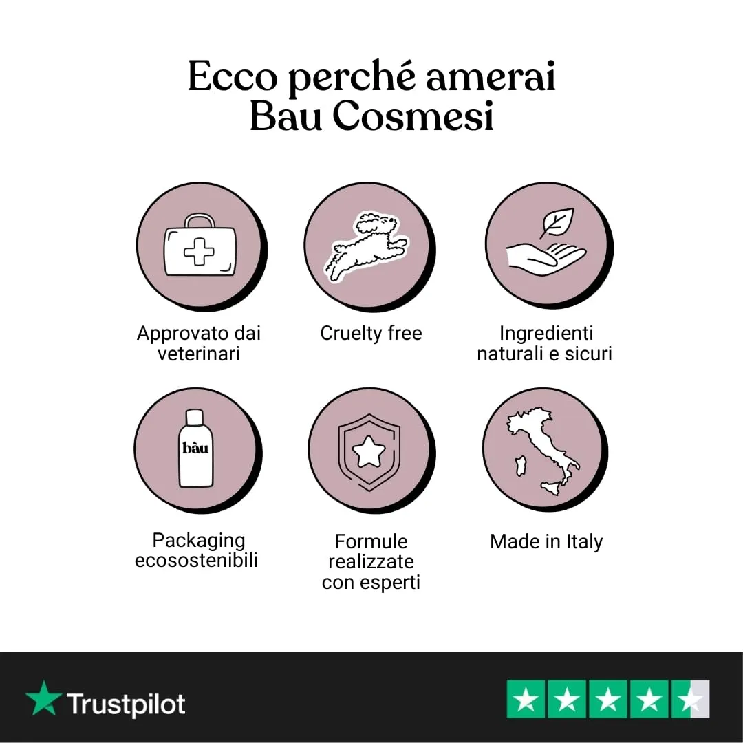 Bau Pomata Naso Cane Naturale - Balsamo per Tartufo con Burro di Karité, Olio di Canapa Bio e Vitamina E - immagine 7