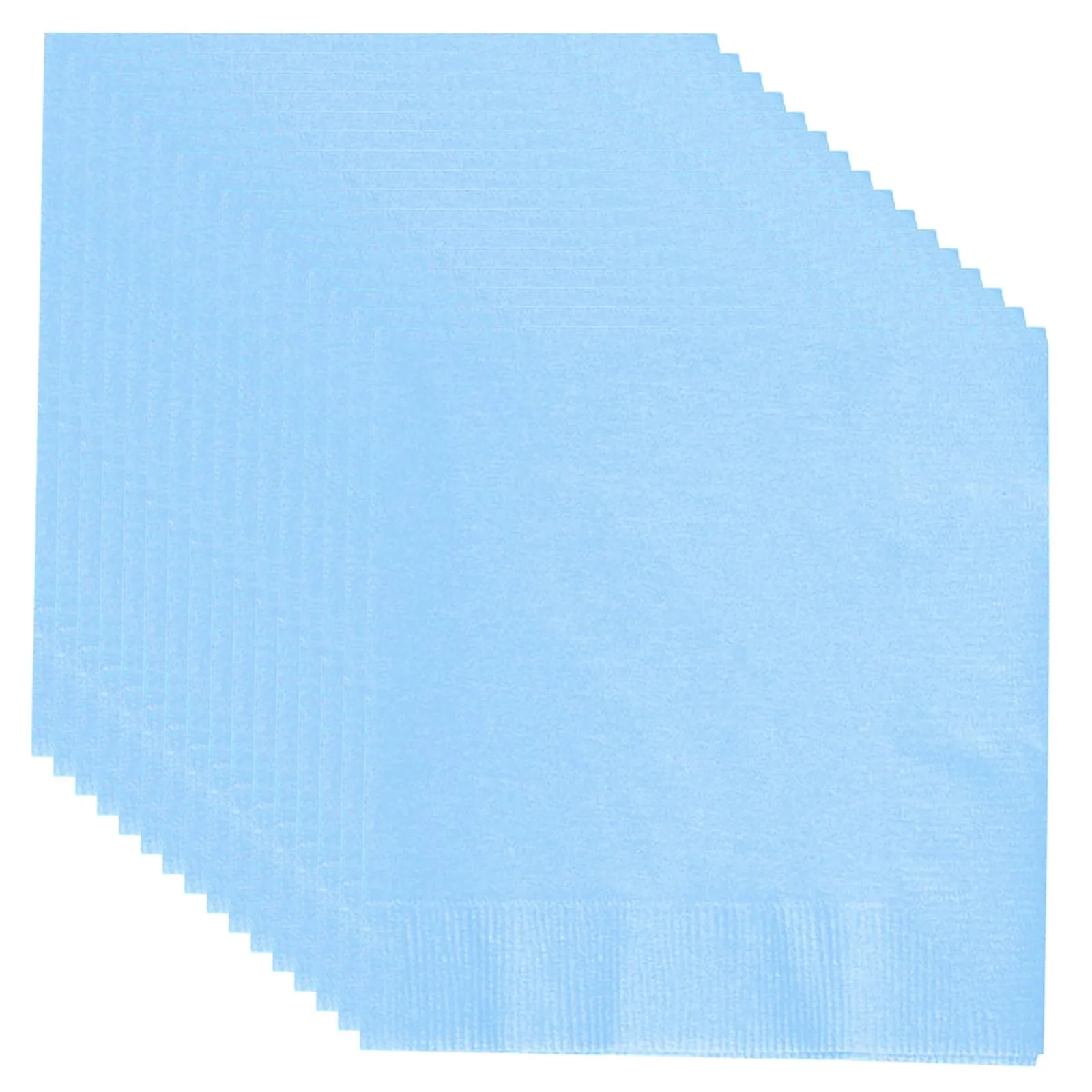 MOMAHUA Tovaglioli di Carta Azzurri, 20 Pezzi, 33 x 33 cm - immagine 1