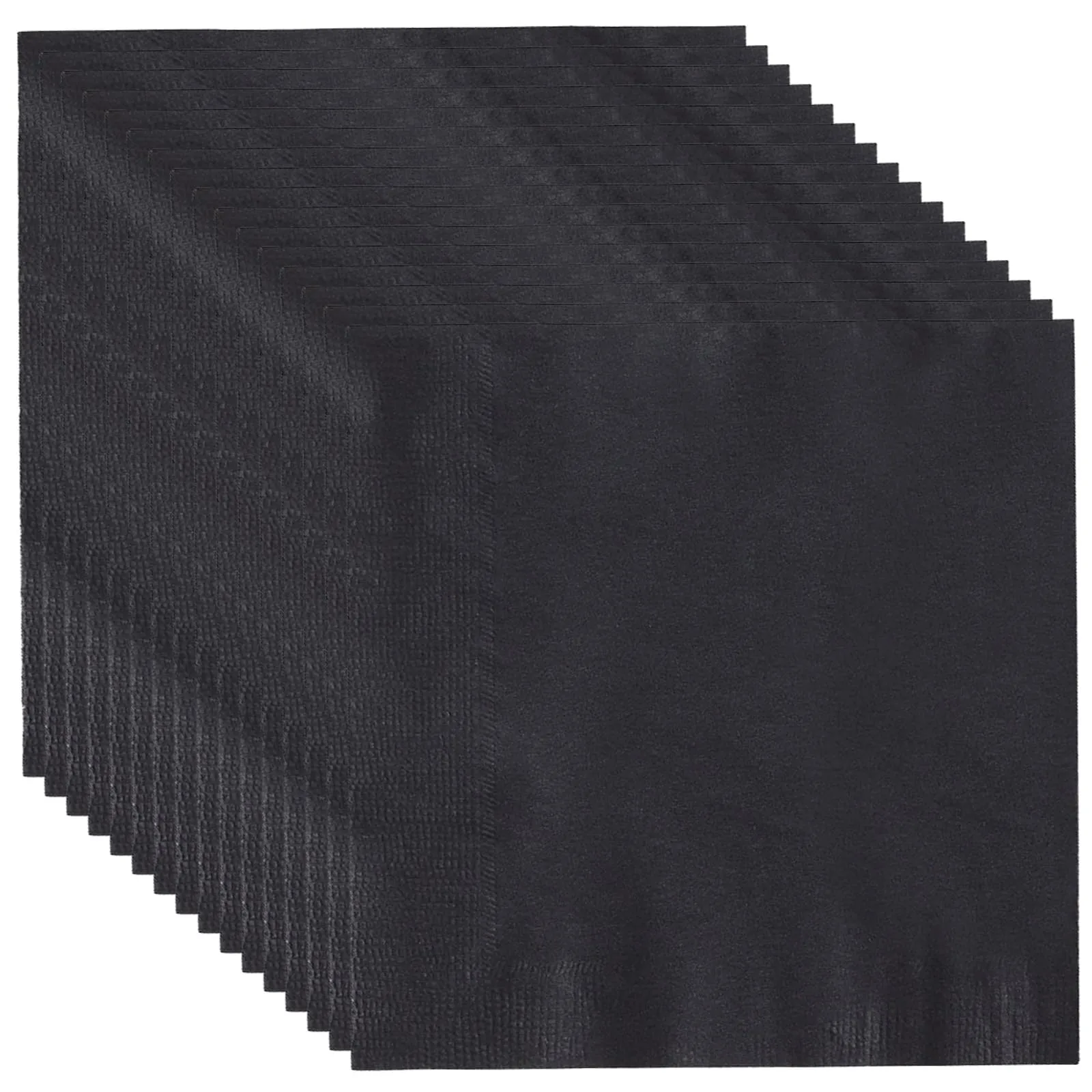 MOMAHUA Tovaglioli di Carta Neri, 20 Pezzi, 33 x 33 cm - immagine 1