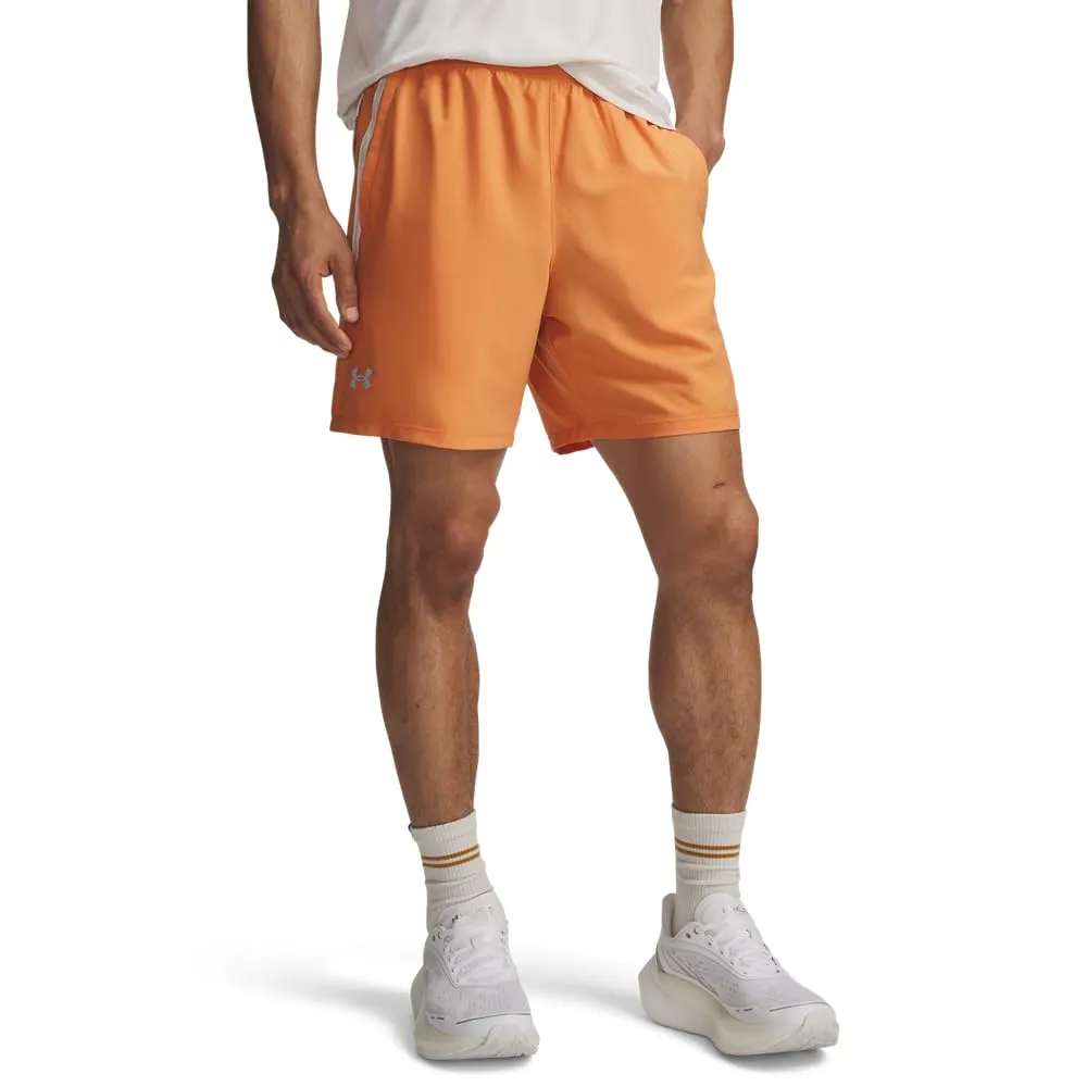 Under Armour Men's Launch 7" Shorts - Dusty Coral/Stone/Reflective - XXL - immagine 1
