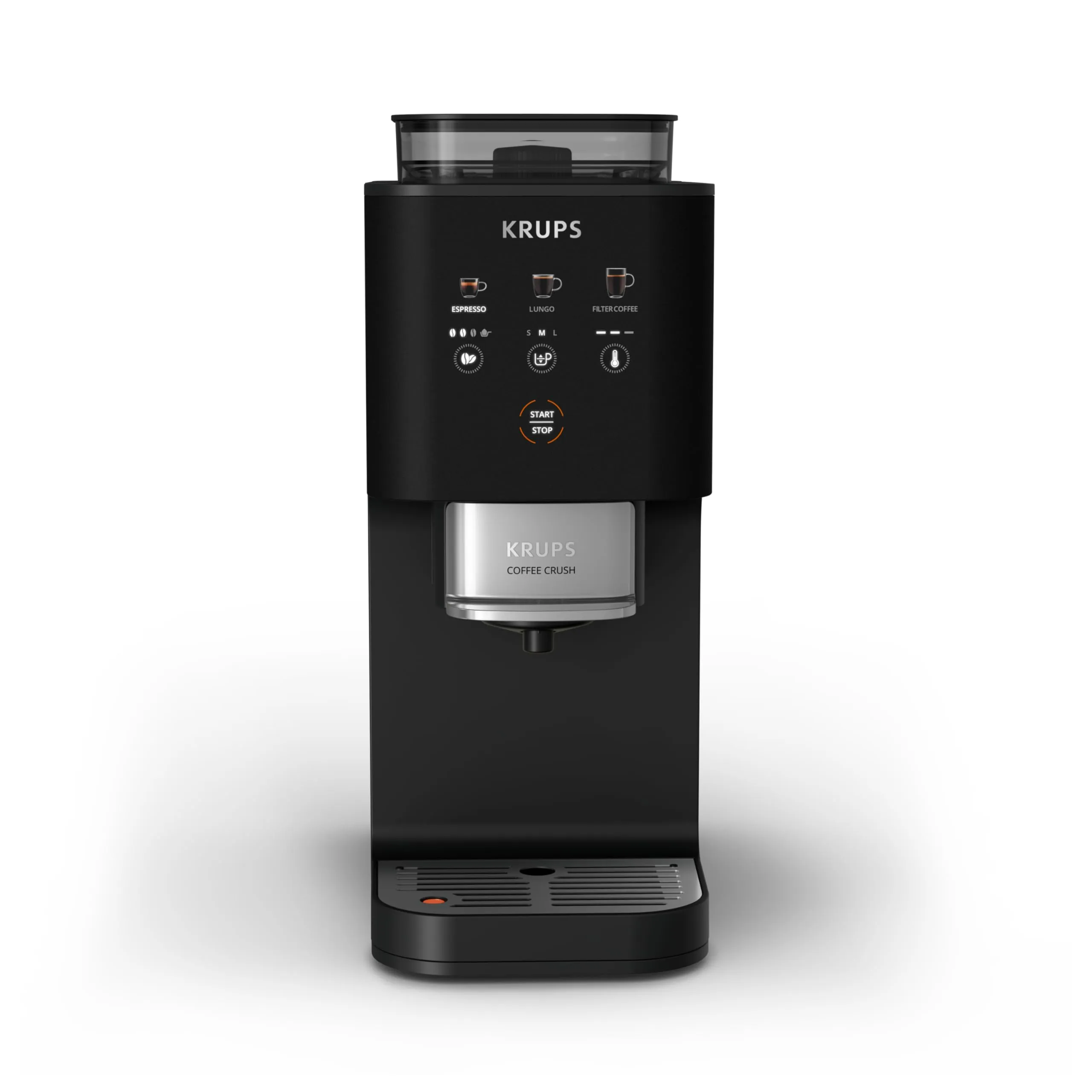 Krups Coffee Crush Extra Macchina da Caffè Automatica, Nero, SA4028 - immagine 4