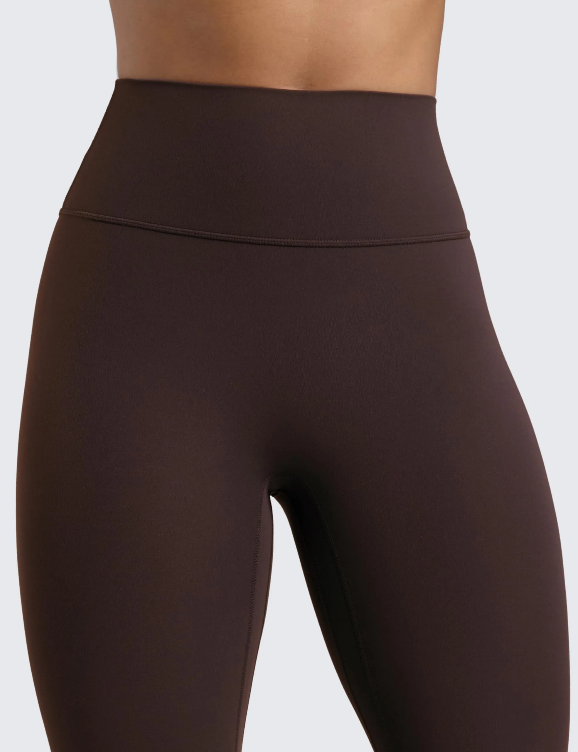 CRZ YOGA Secretsculpt Pilates Leggings, 71cm, Marrone-Caramello, 40 - immagine 4