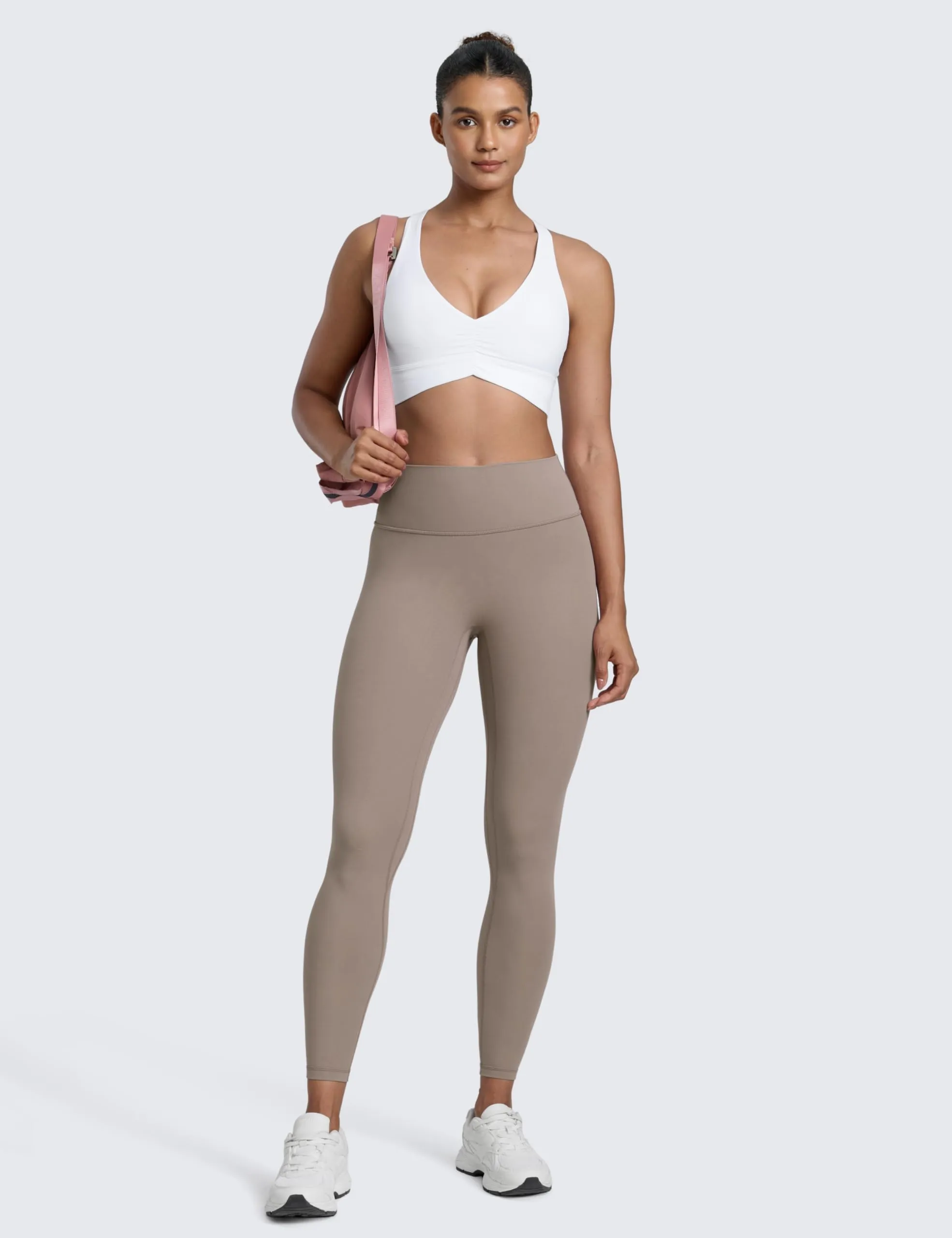 CRZ YOGA Secretsculpt Pilates Leggings 64cm Latte Cremoso 48 - immagine 3