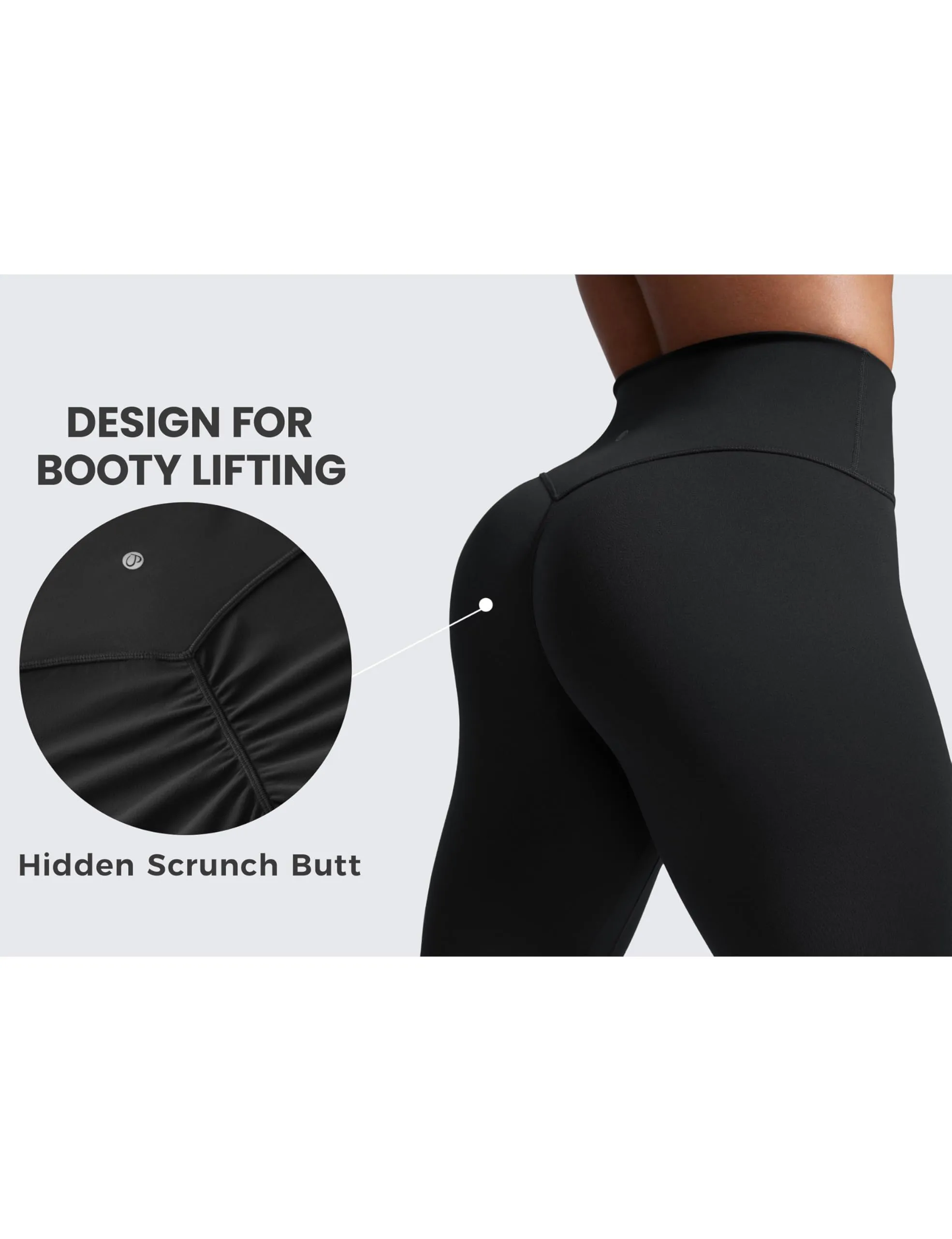 CRZ YOGA Secretsculpt Pilates Leggings 71cm Nero 42 - immagine 5