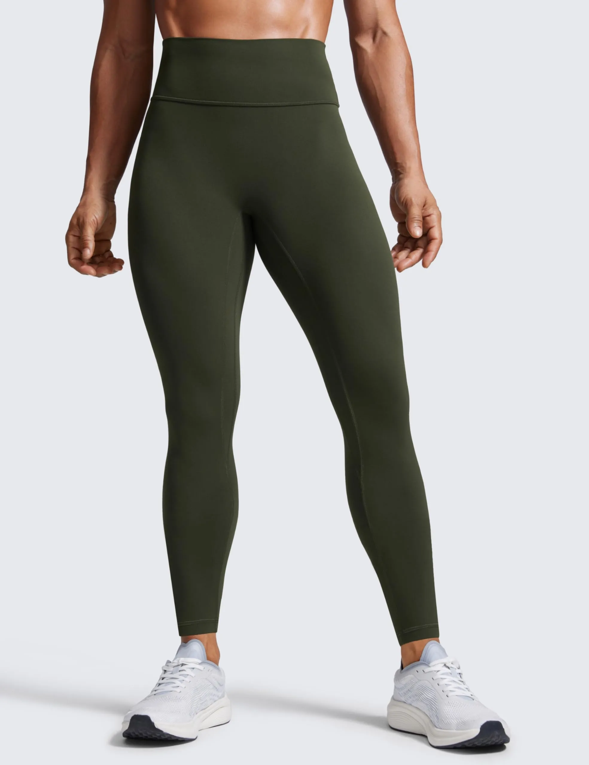 CRZ YOGA Secretsculpt Pilates Leggings 71cm Verde Oliva 46 - immagine 2