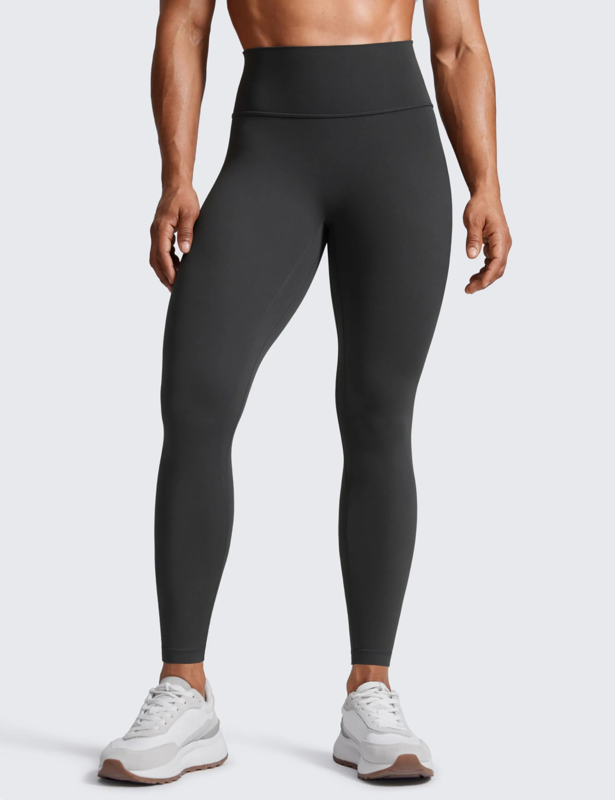 CRZ YOGA Secretsculpt Pilates Leggings, 71cm, Misterioso Grigio, 40 - immagine 2