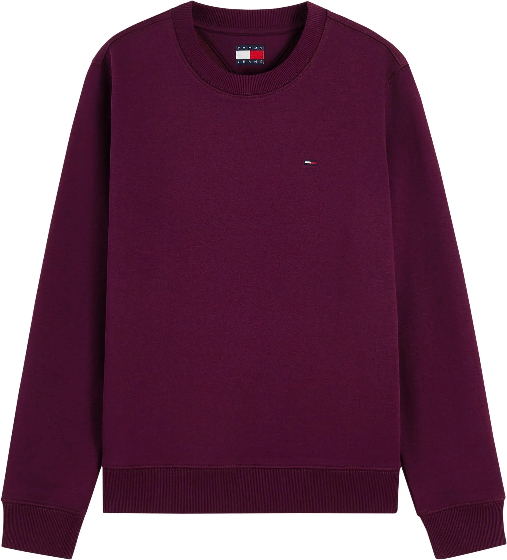 Tommy Jeans Women Tjw Reg S Flag Crew Pullover Sweatshirt DW0DW19959, Purple (Calypso Berry), XL - immagine 5