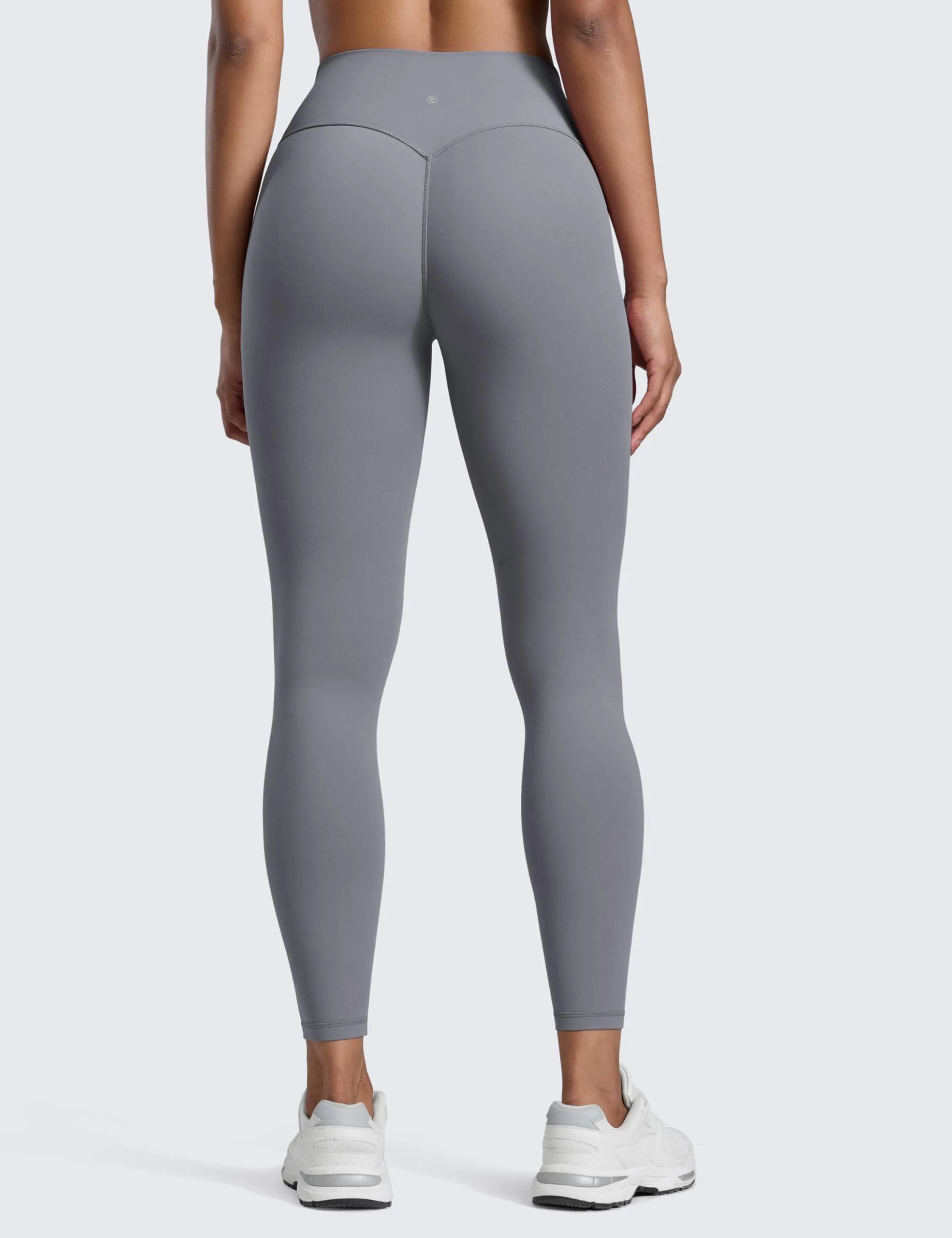 CRZ YOGA Secretsculpt Pilates Leggings, 64cm, Grigio Solare, 40 - immagine 2