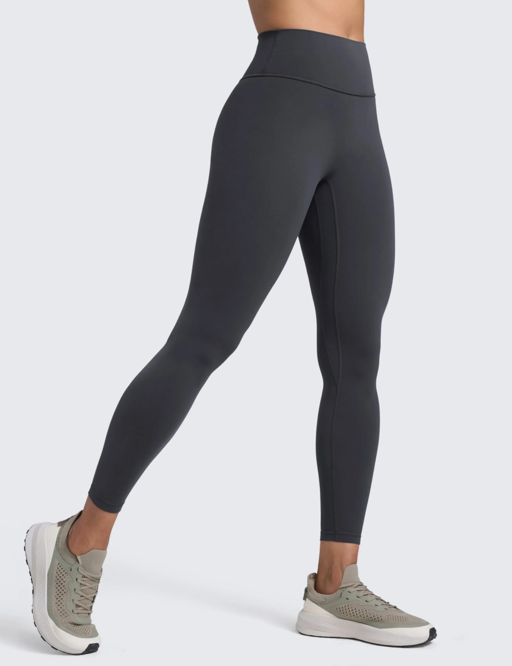 CRZ YOGA Secretsculpt Pilates Leggings 64cm Grigio Grafite 42 - immagine 2