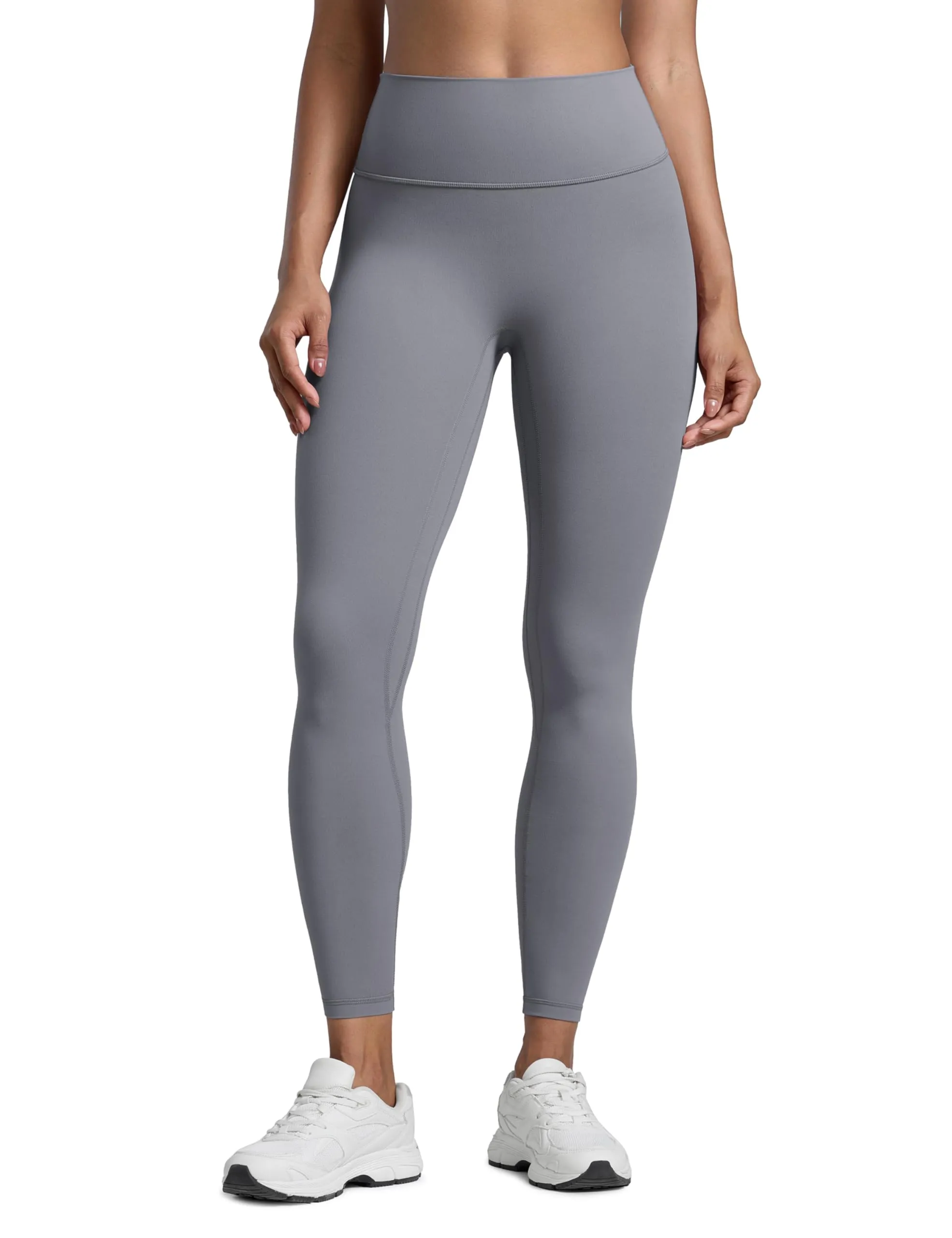 CRZ YOGA Secretsculpt Pilates Leggings, 64cm, Grigio Solare, 44 - immagine 1