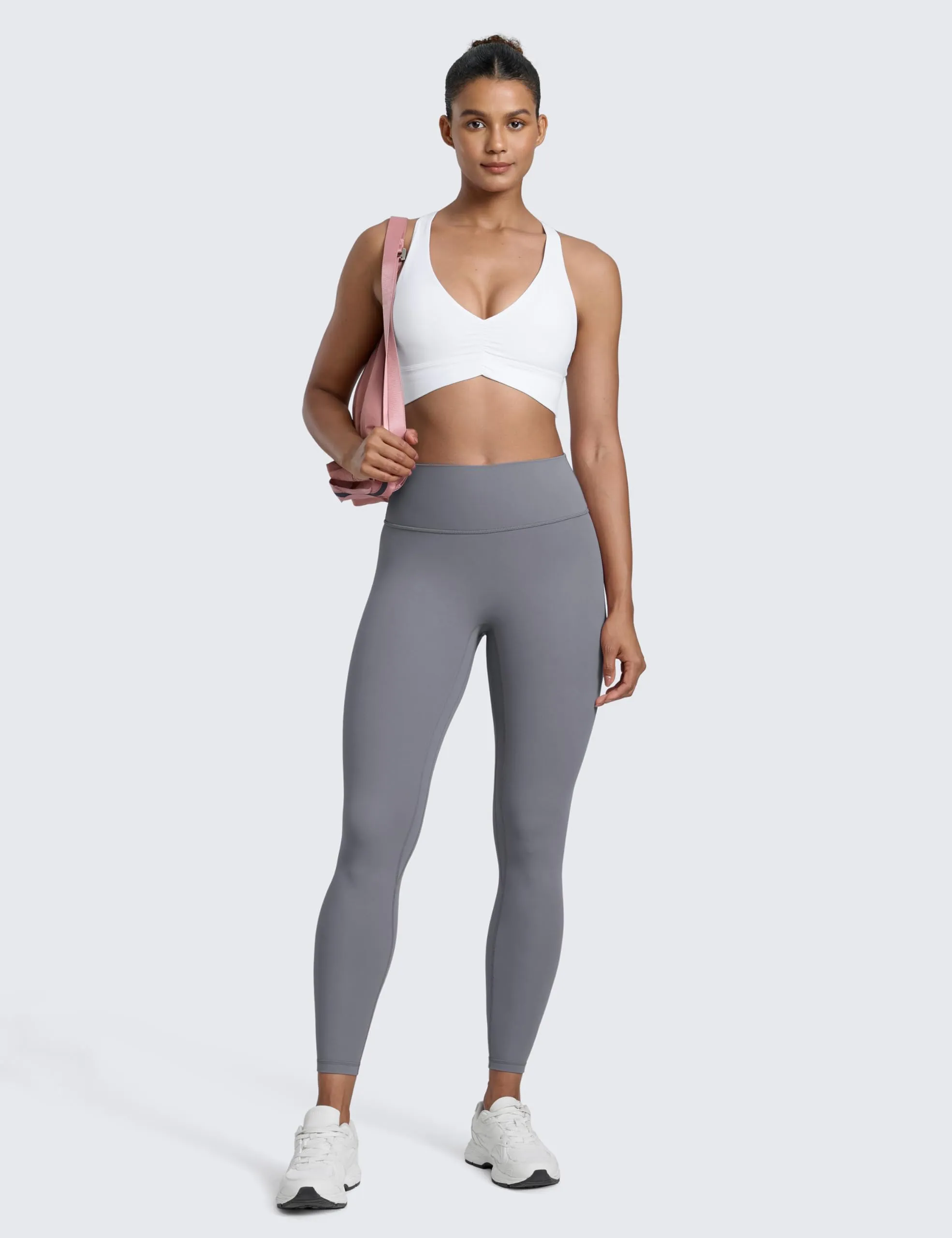CRZ YOGA Secretsculpt Pilates Leggings 64cm - Grigio Solare - 42 - immagine 3