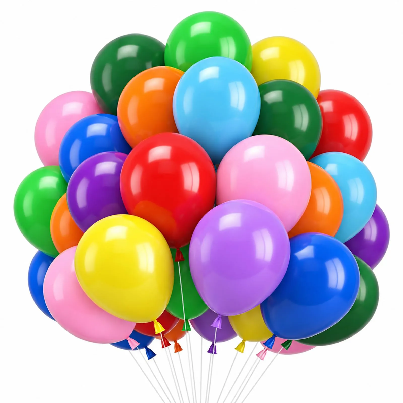 Netnology Set di Palloncini Colorati, 68 Pezzi, Lattice per Elio e Aria - immagine 1