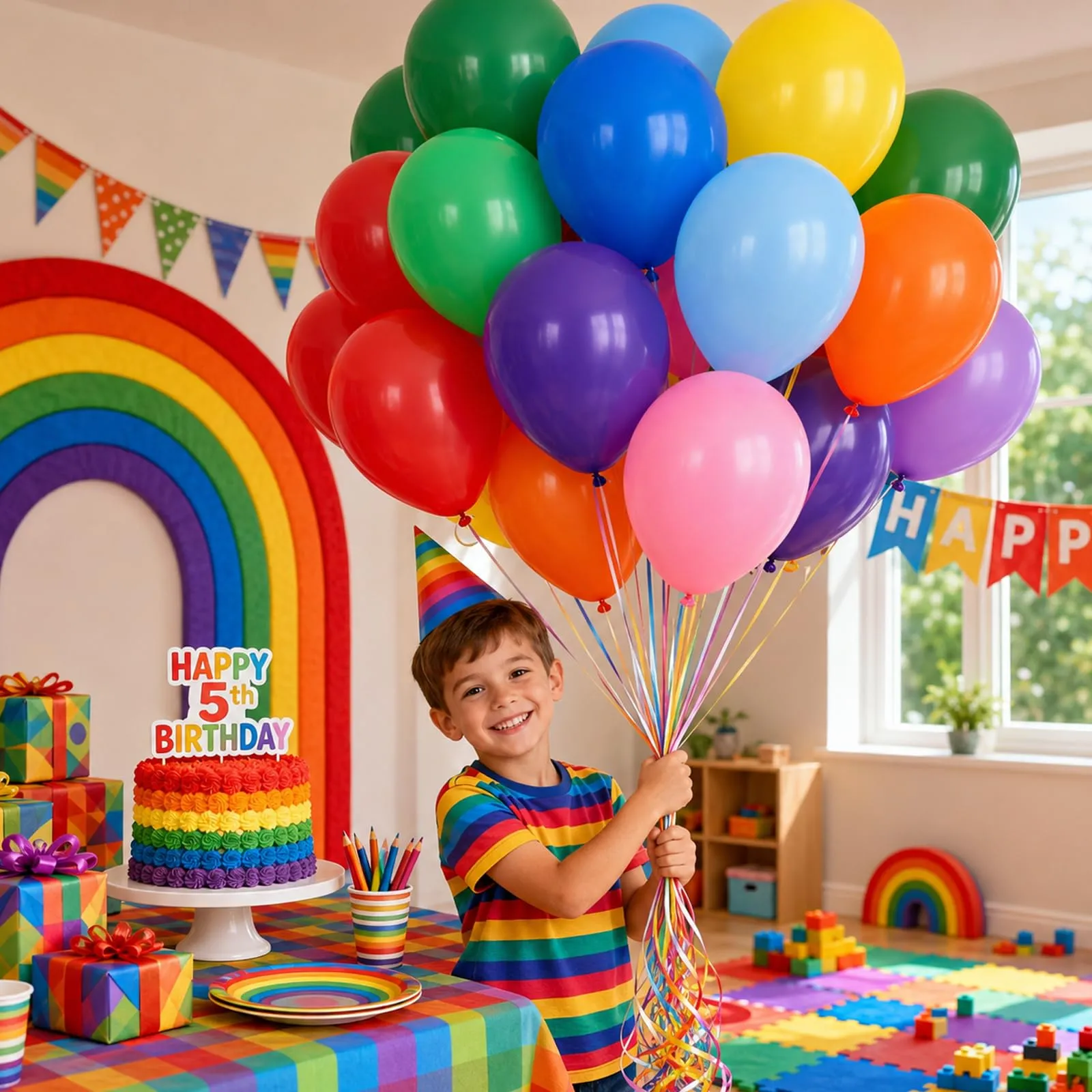 Netnology Set di Palloncini Colorati, 68 Pezzi, Lattice per Elio e Aria - immagine 4