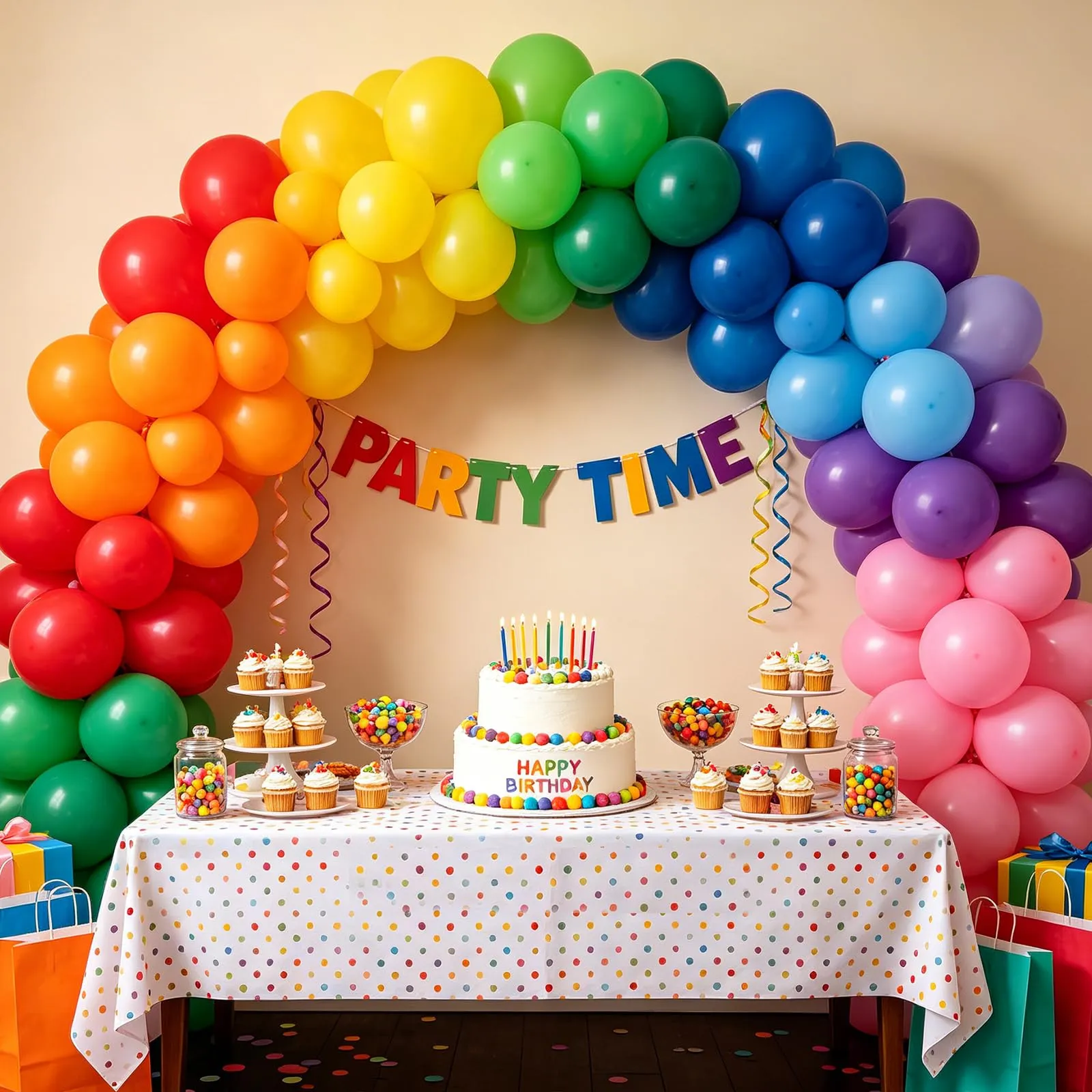 Netnology Set di Palloncini Colorati, 68 Pezzi, Lattice per Elio e Aria - immagine 6