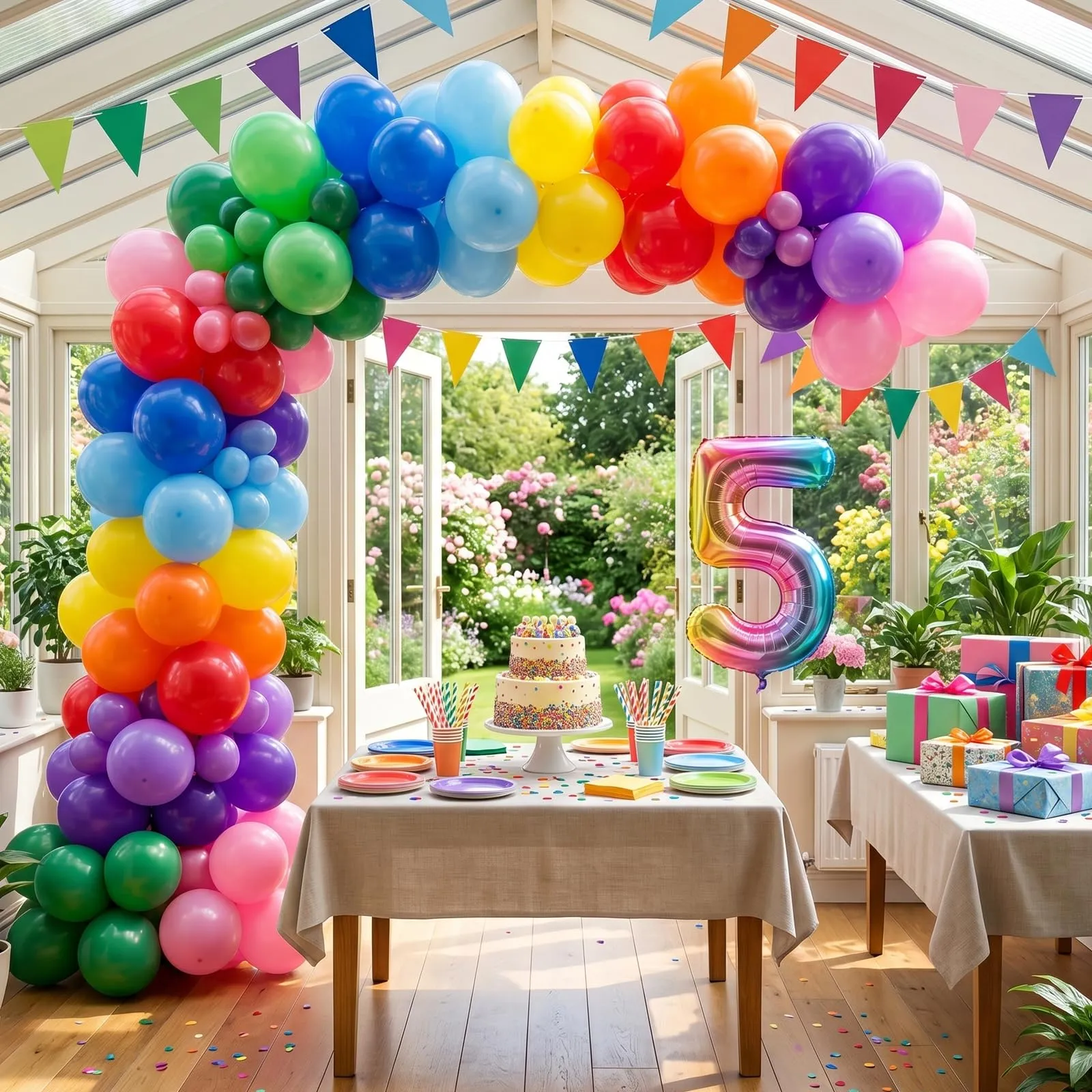 Netnology Set di Palloncini Colorati, 68 Pezzi, Lattice per Elio e Aria - immagine 7