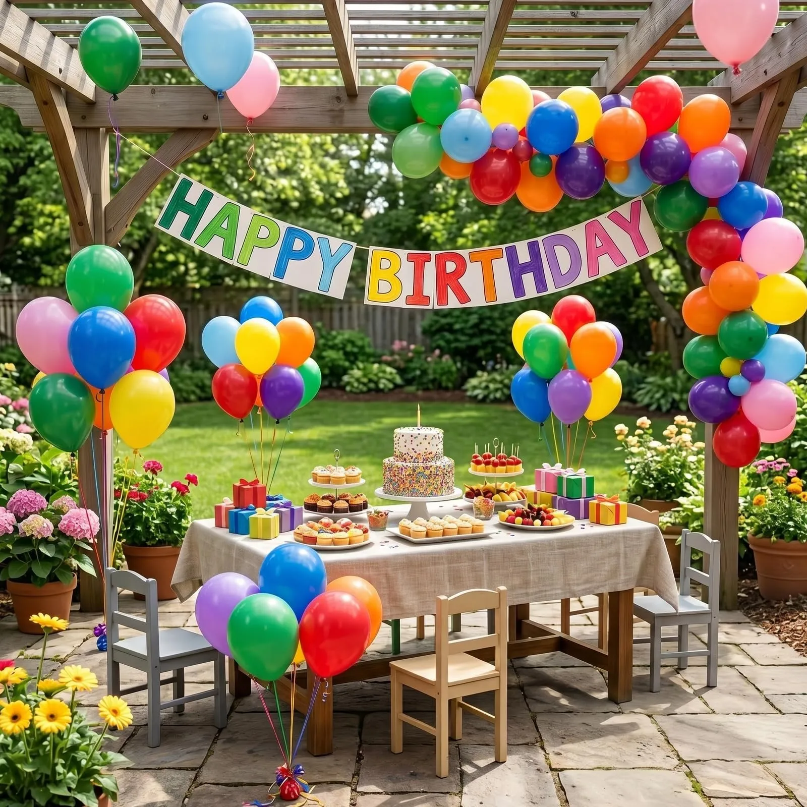 Netnology Set di Palloncini Colorati, 68 Pezzi, Lattice per Elio e Aria - immagine 8