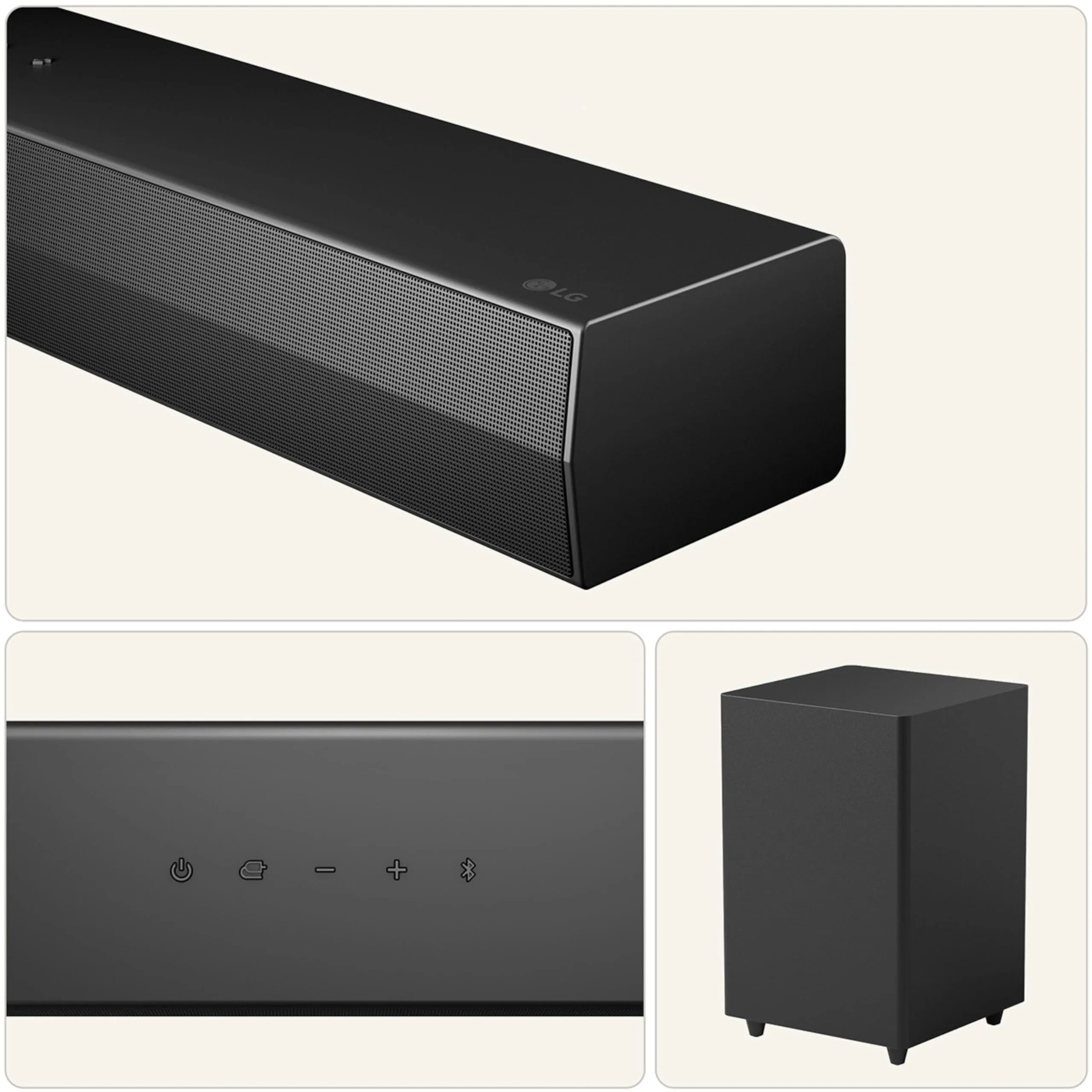 LG S30A Soundbar 140W, 2.1 Channel with Wireless Subwoofer, Black - immagine 8