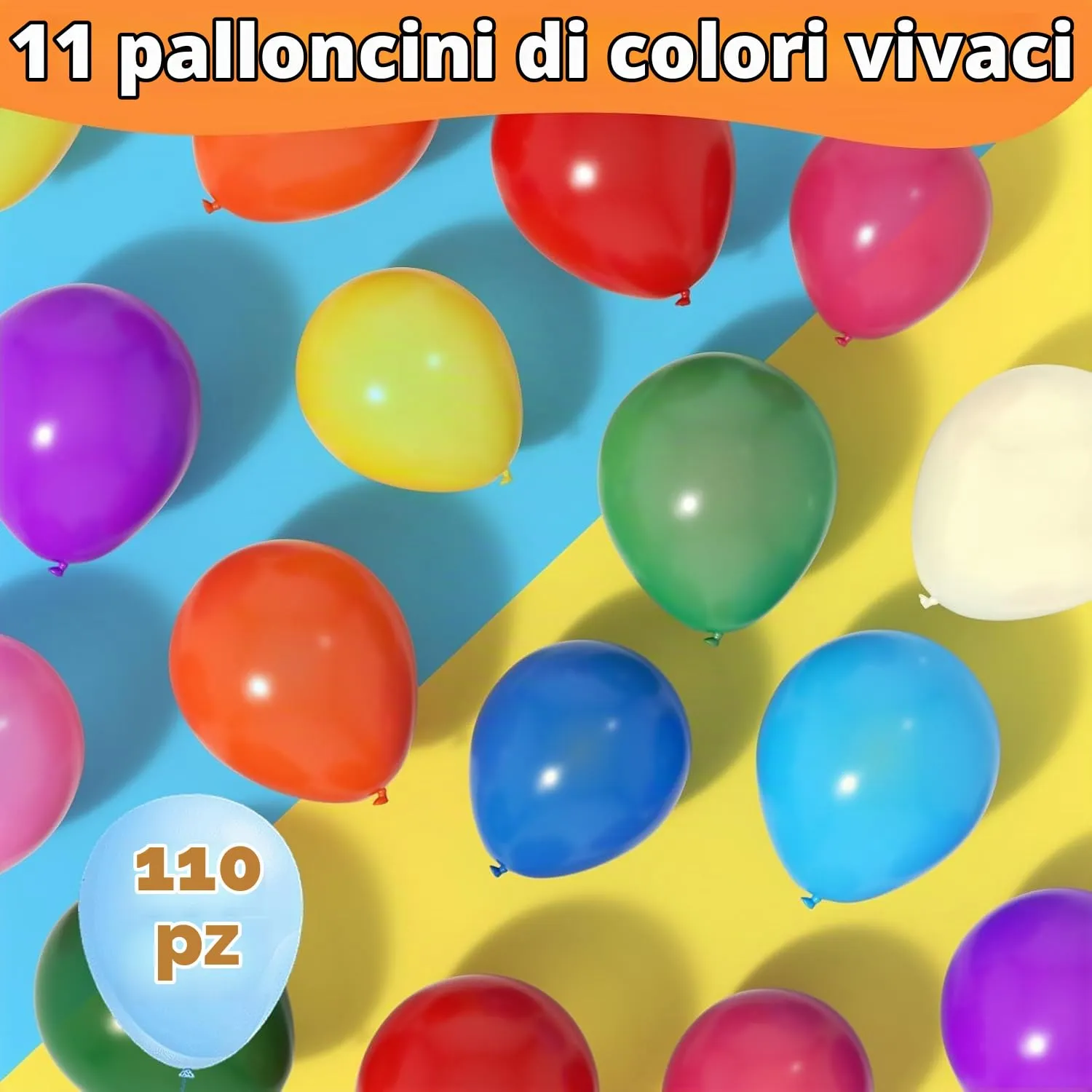Zivacate 110 Pezzi Palloncini Compleanno 12 Pollici Colori Misti - immagine 2