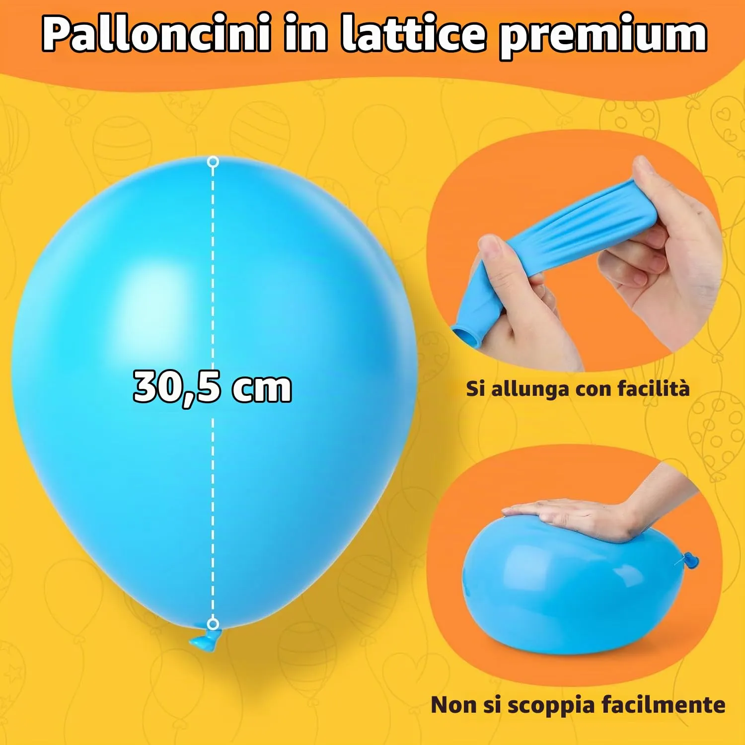 Zivacate 110 Pezzi Palloncini Compleanno 12 Pollici Colori Misti - immagine 3