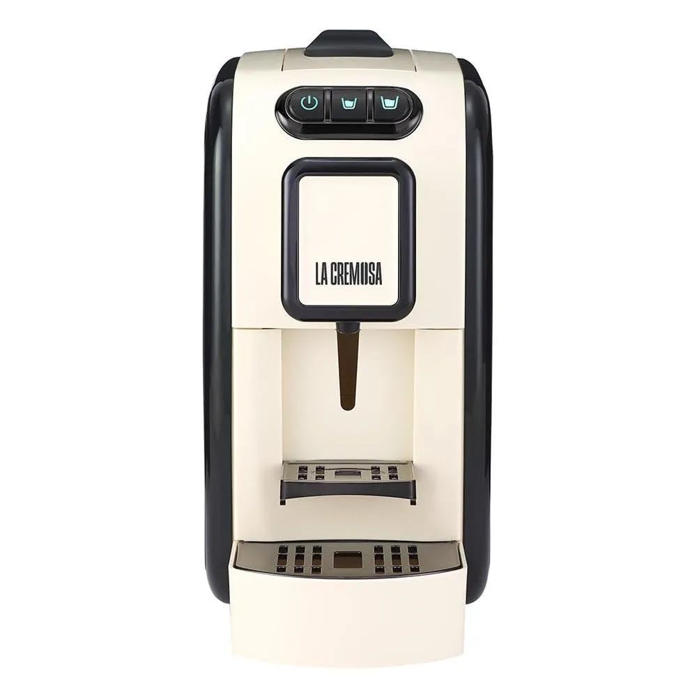 Caffè Toraldo La Cremosa Coffee Machine, 44mm ESE Pods, Beige - immagine 6