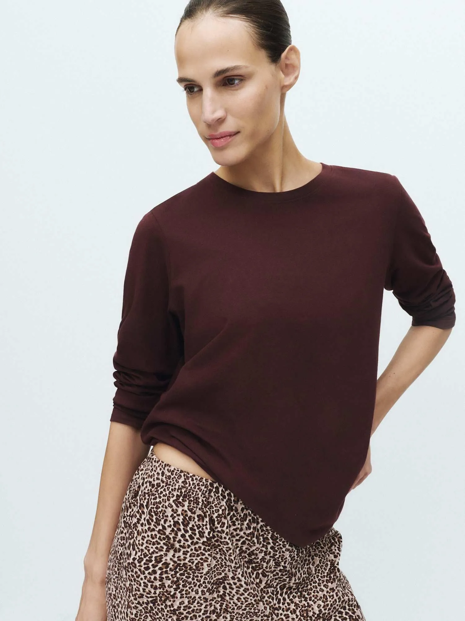 Marks & Spencer Pyjama Regular Fit Brown Mix S - immagine 2