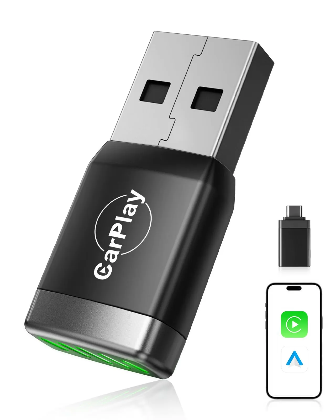 WityEye Mini Adattatore CarPlay e Android Auto Wireless B2 - immagine 1
