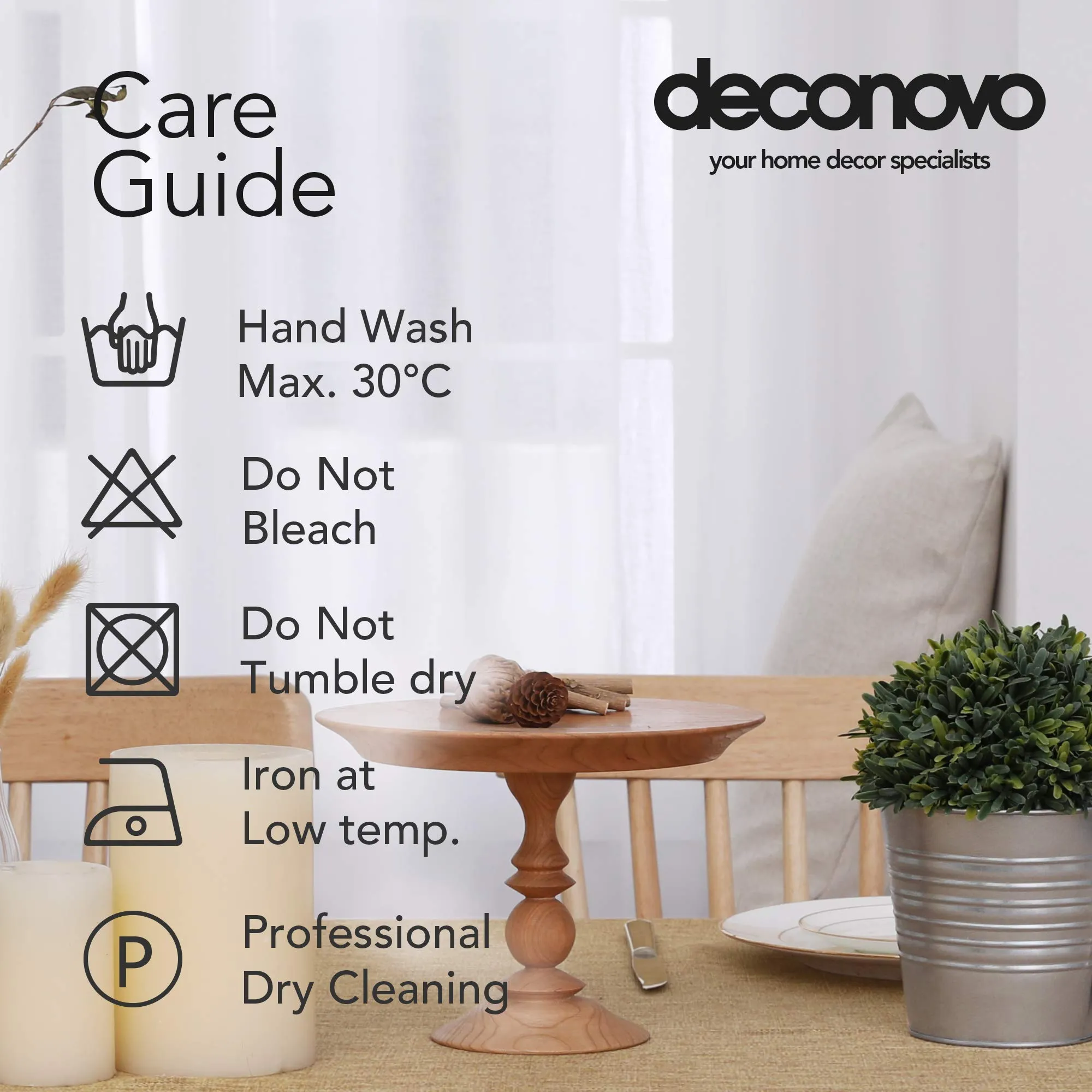 Deconovo Tovaglia Rettangolare Effetto Lino 150x240 cm - immagine 6
