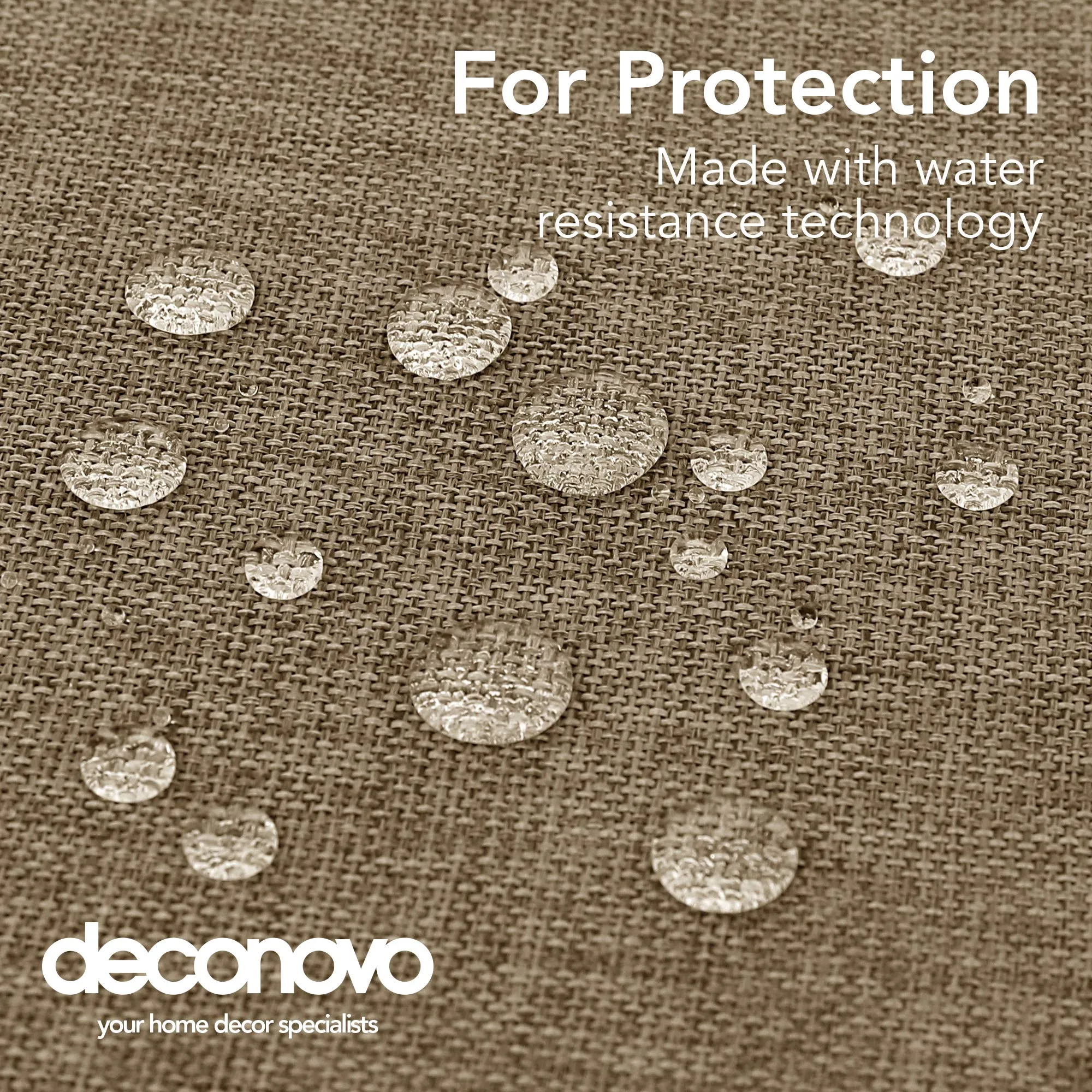Deconovo Tovaglia Rettangolare in Finto Lino 130x130 cm - immagine 4
